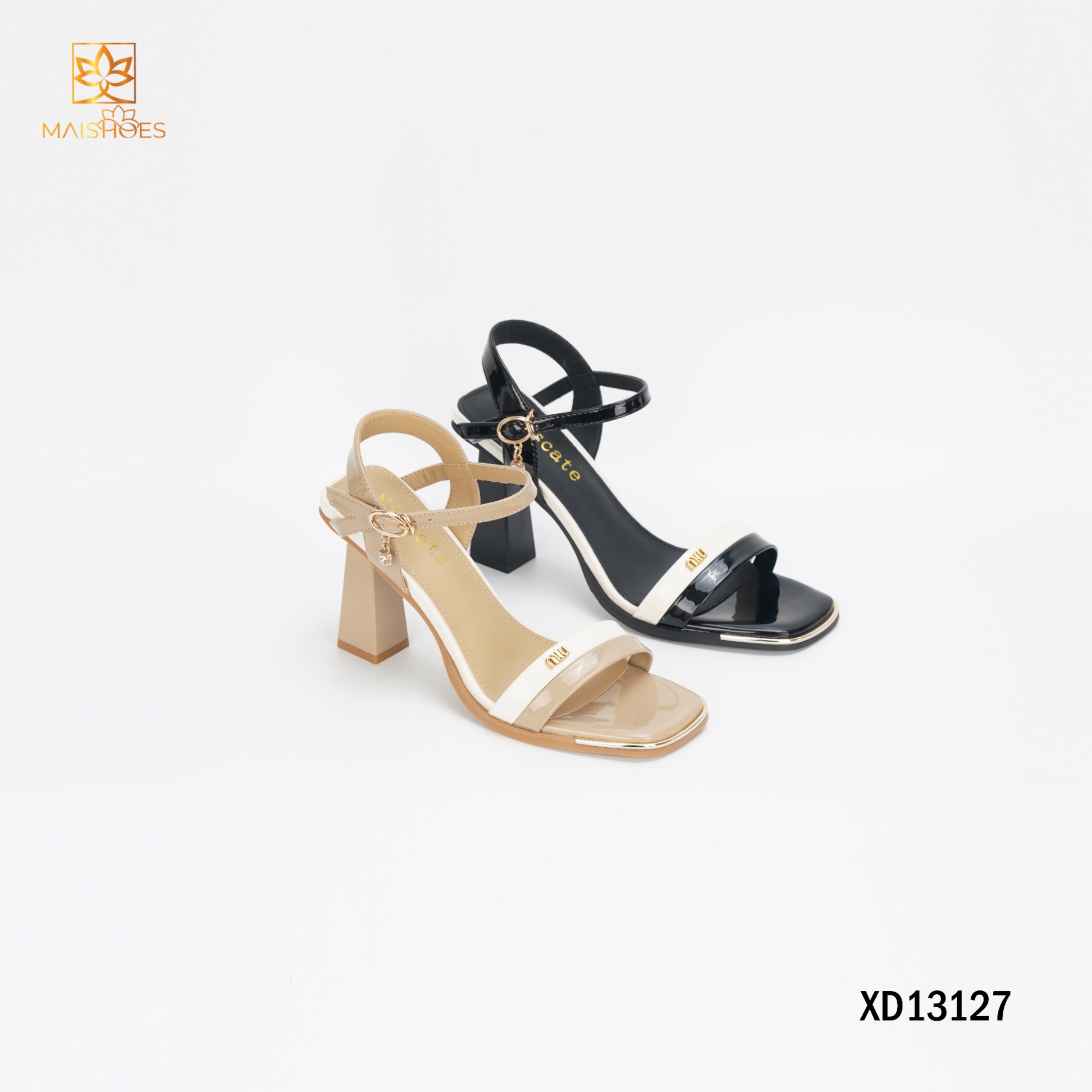 SANDAL NƯC QUAI MẢNH DA BÓNG SANG CHẢNH XD13127