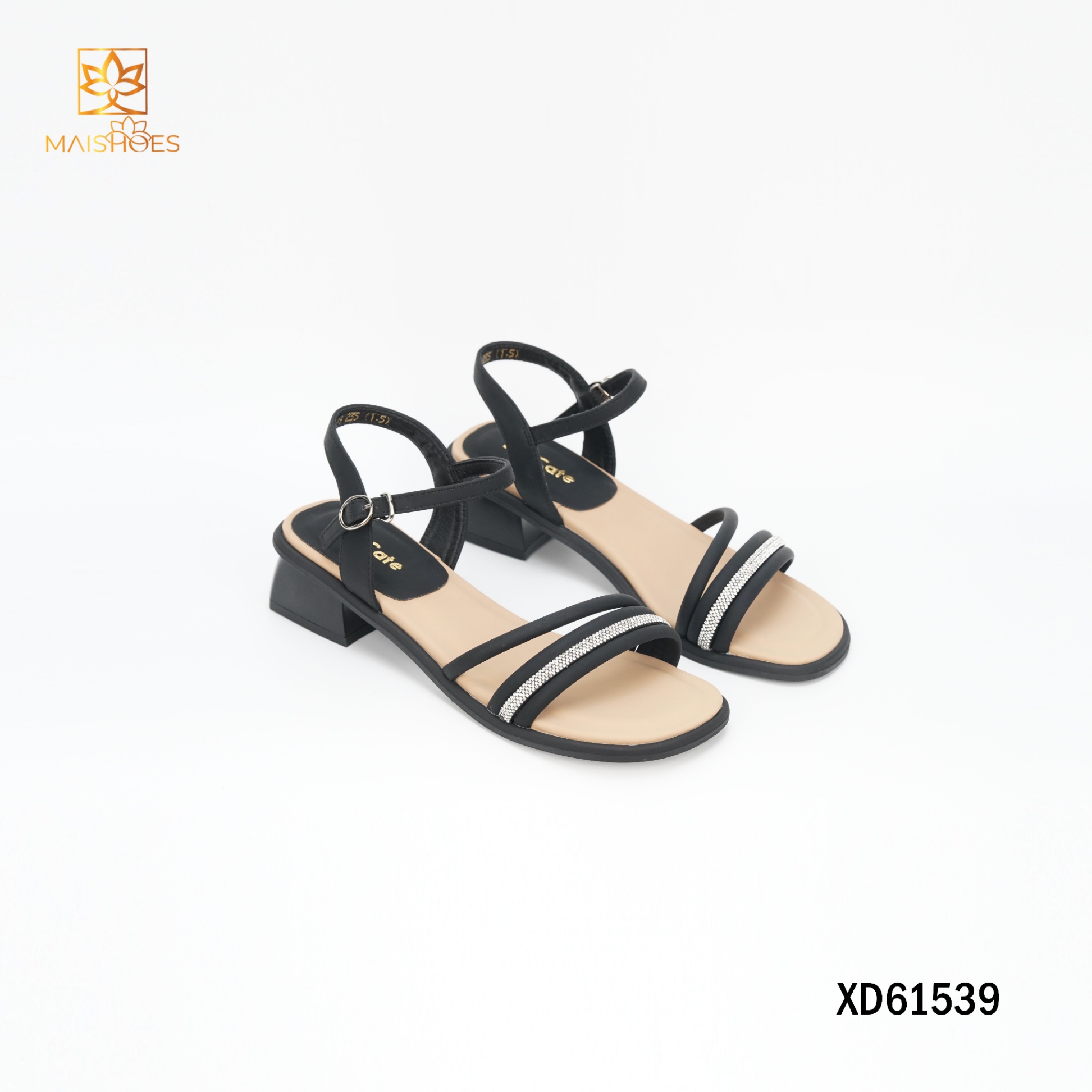 SANDAL NỮ QUAI MẢNH ĐÍNH ĐÁ SANG CHẢNH XD61539