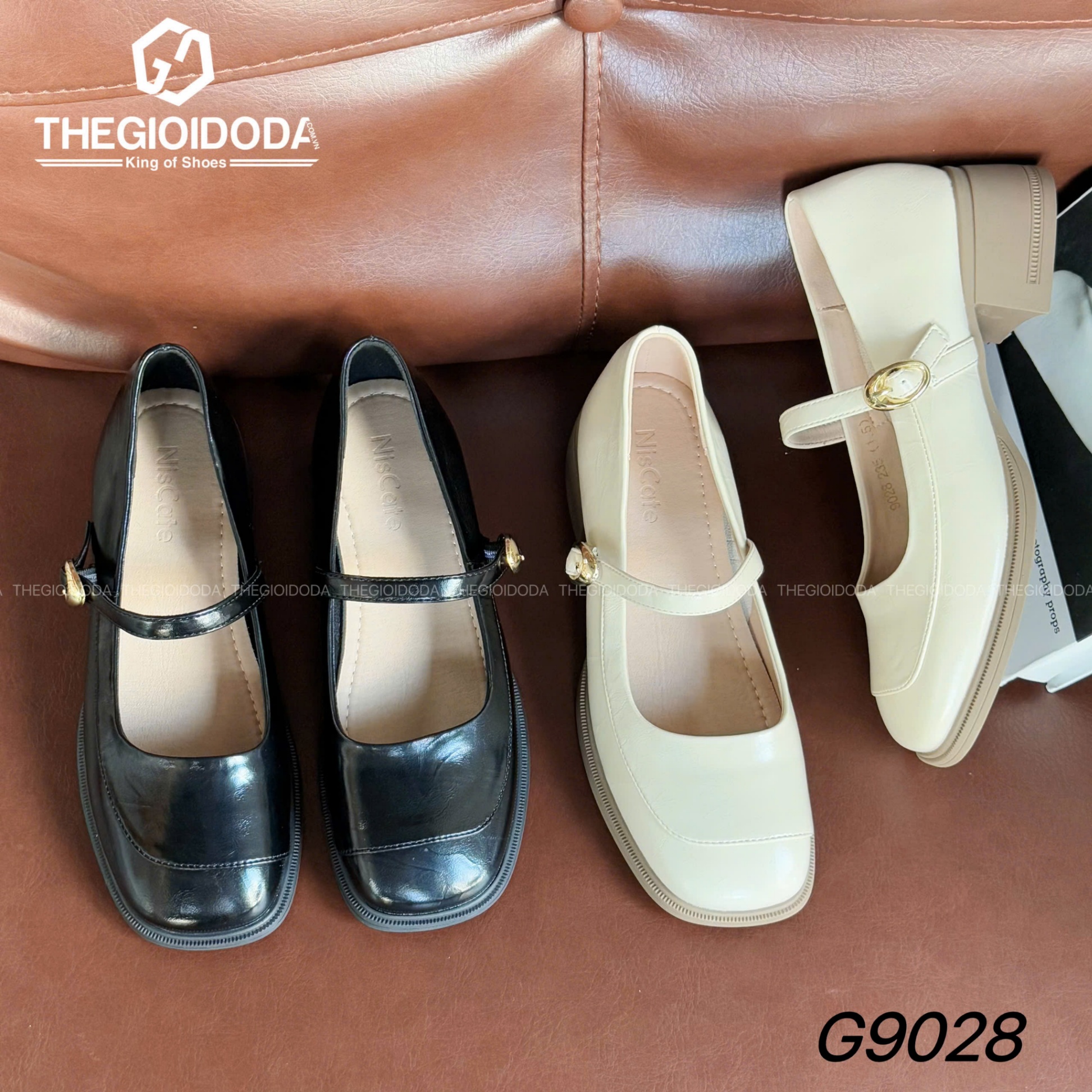 GIÀY MARY JAME DA BÓNG SANG CHẢNH G9028