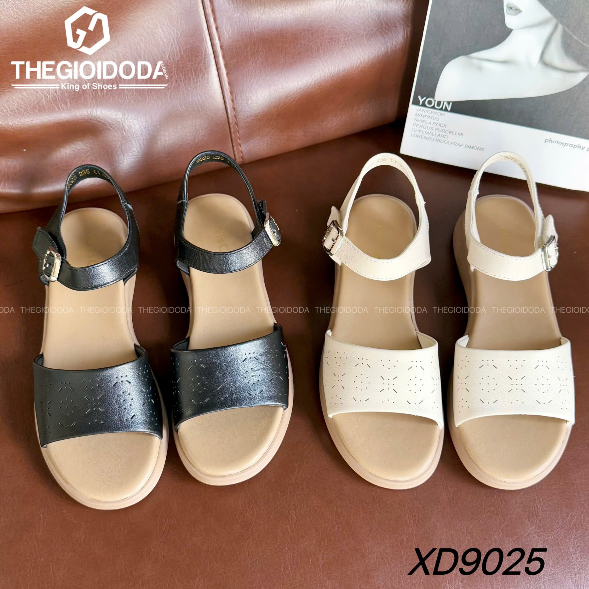 SANDAL BỆT NỮ QUAI DA MỊN SIÊU ÊM XD9025