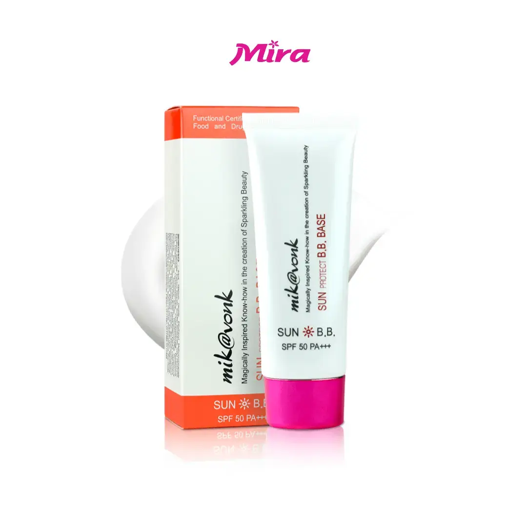Kem Chống Nắng Mik@vonk Sun Protect BB Base SPF 50 PA+++: Lựa Chọn Hoàn Hảo Cho Làn Da Hoàn Hảo