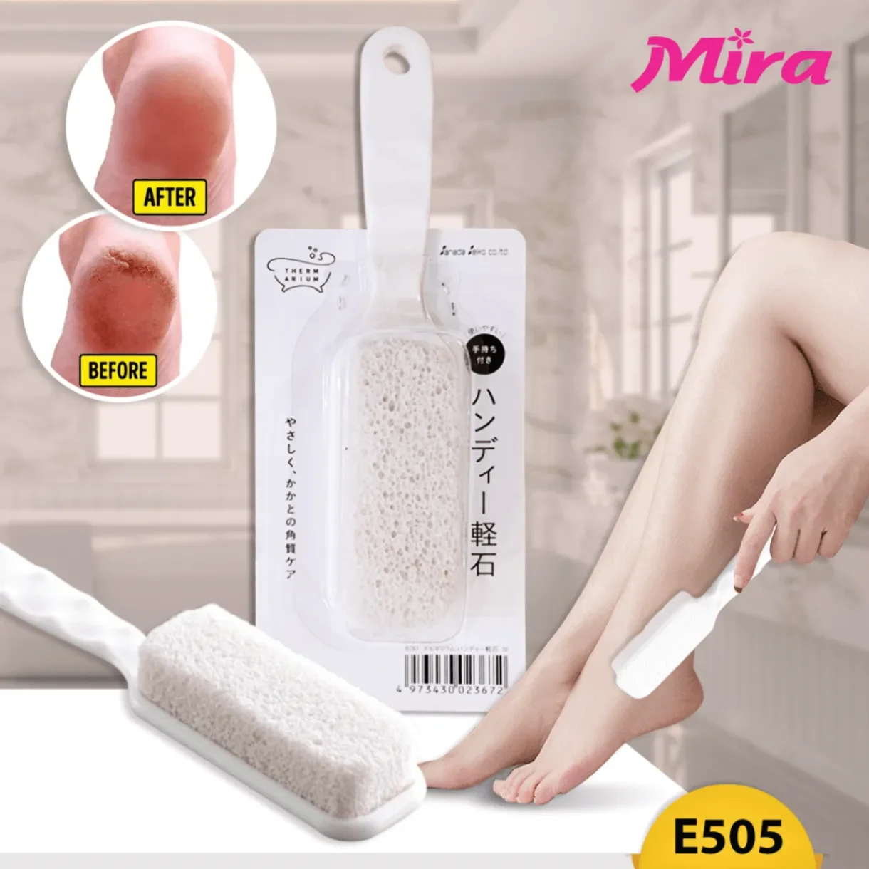 Tạm biệt gót chân nứt nẻ với đá chà thần kỳ
