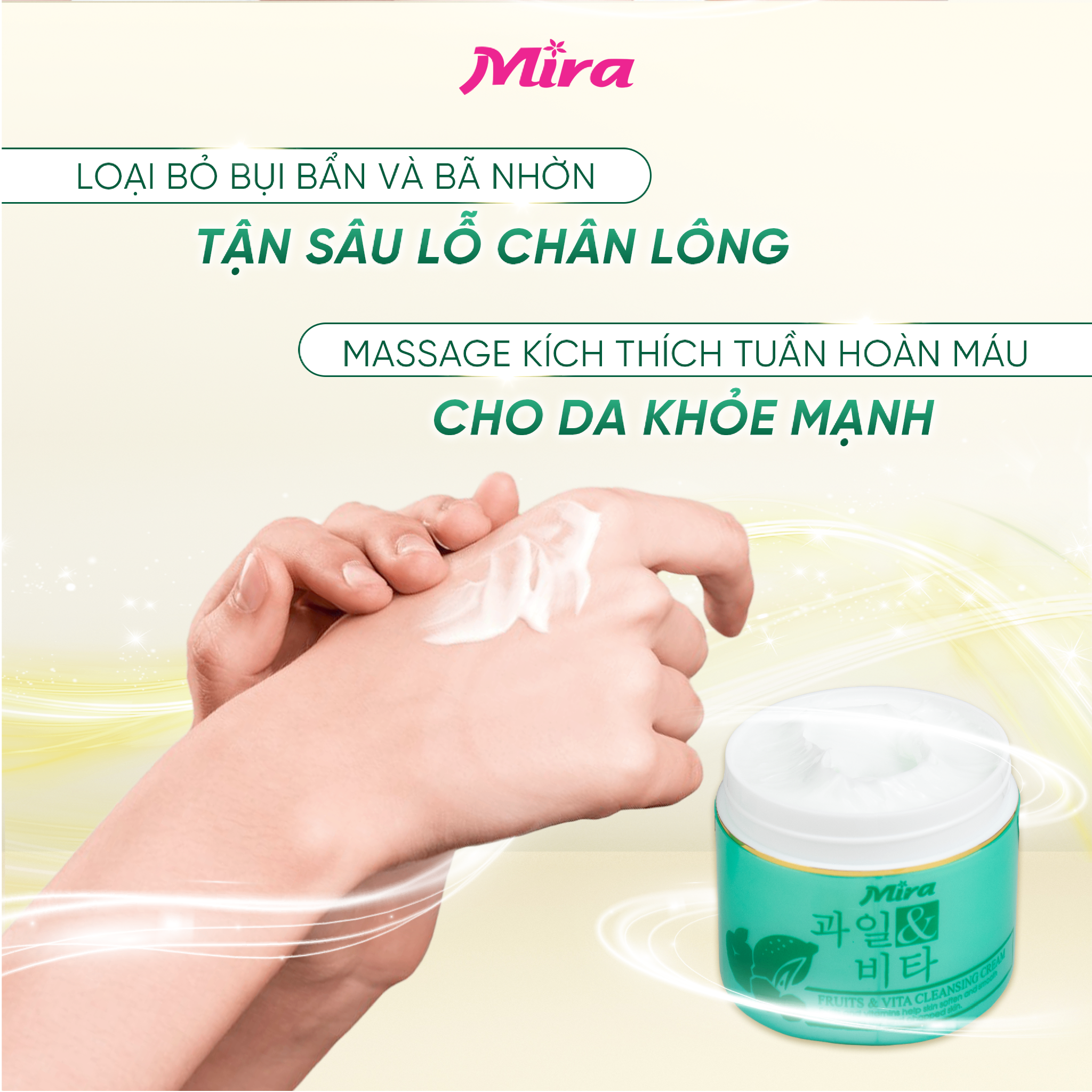 Kem massage tẩy trang Mira – làm sạch sâu, dưỡng da hiệu quả