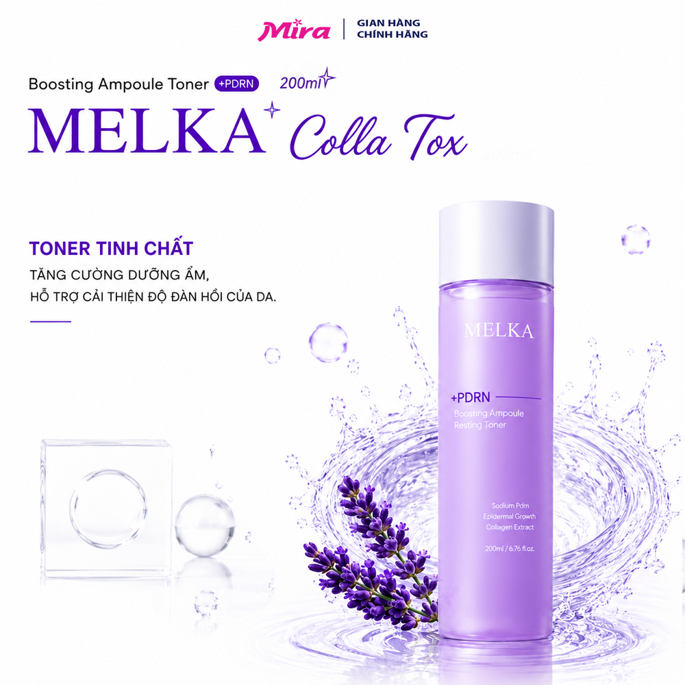 Nước Hoa Hồng Dưỡng Ẩm Da Melka Boosting Có Phù Hợp Với Da Thiếu Ẩm?