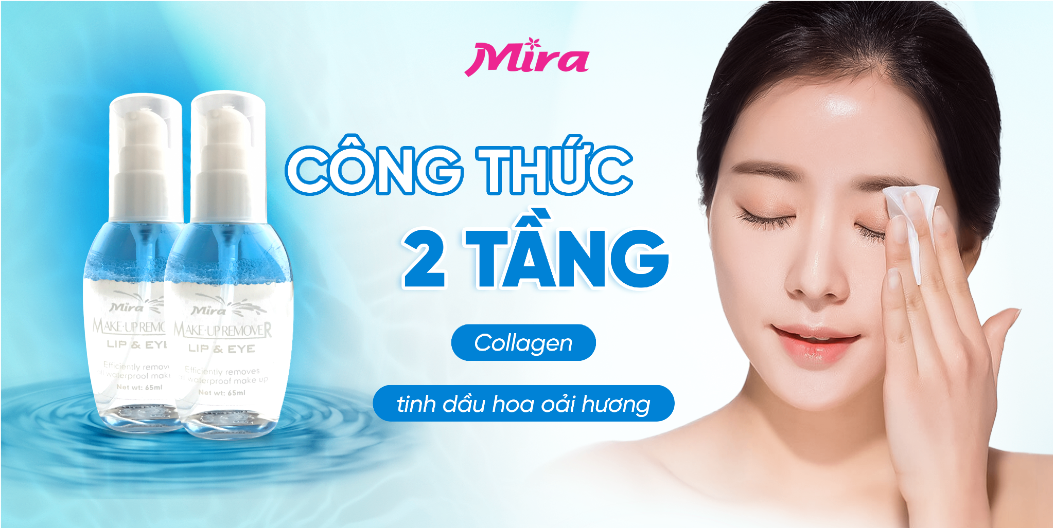 Nước tẩy trang an toàn Mira – bí quyết làm sạch kép cho làn da khỏe mạnh