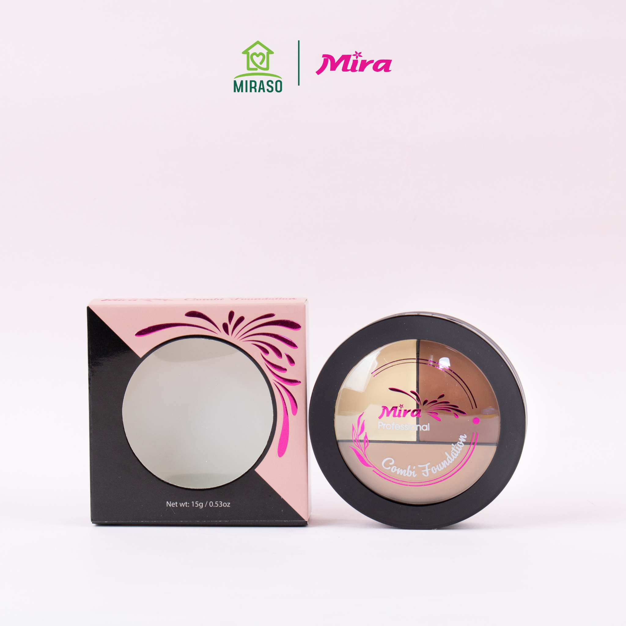 [B788] MIRA COMBI FOUNDATION - KEM CHE KHUYẾT ĐIỂM & TẠO ĐIỂM NHẤN 3 MÀU