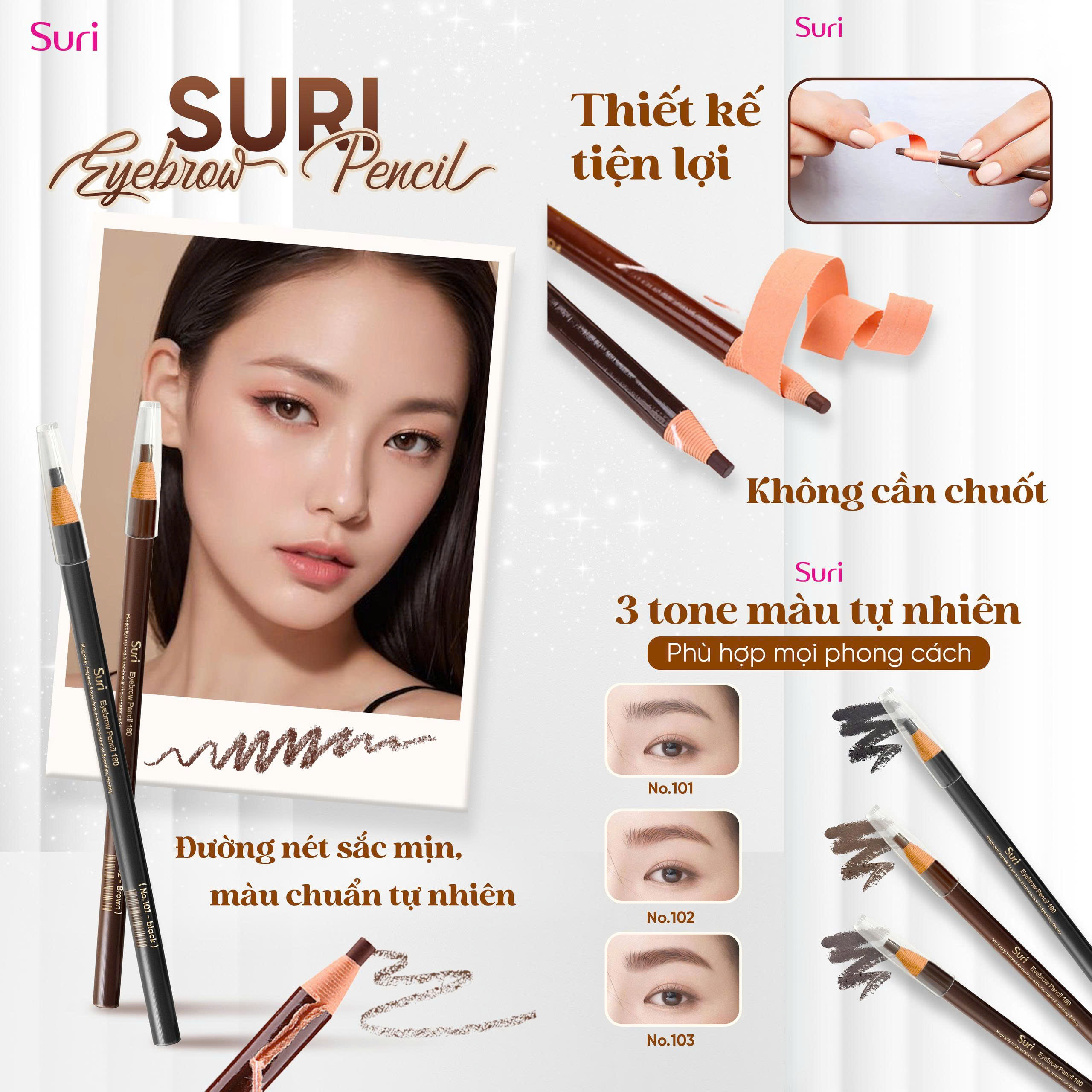 [E424-101] CHÌ KẺ MÀY DẠNG XÉ SURI