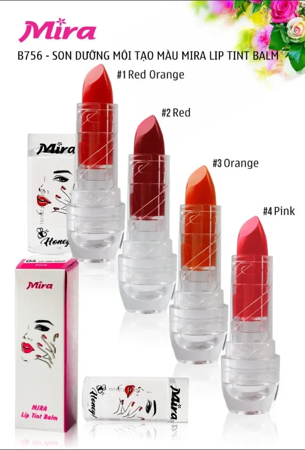 Son dưỡng môi tạo màu Mira Lip Tint Balm