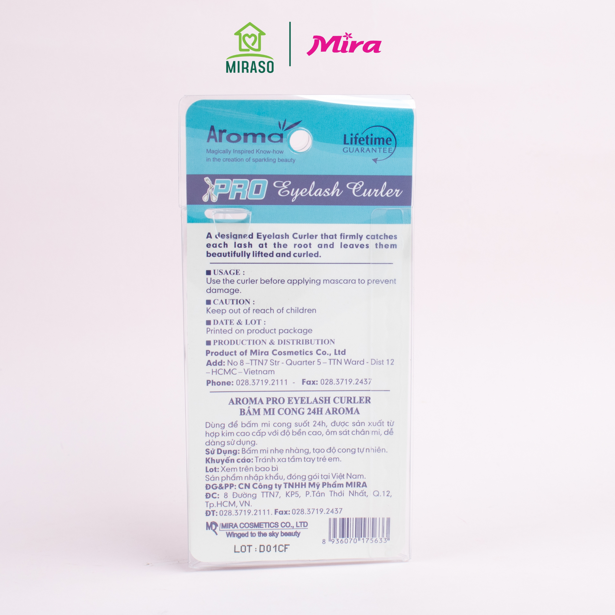 Bấm Mi Cong 24h Mira Aroma C501