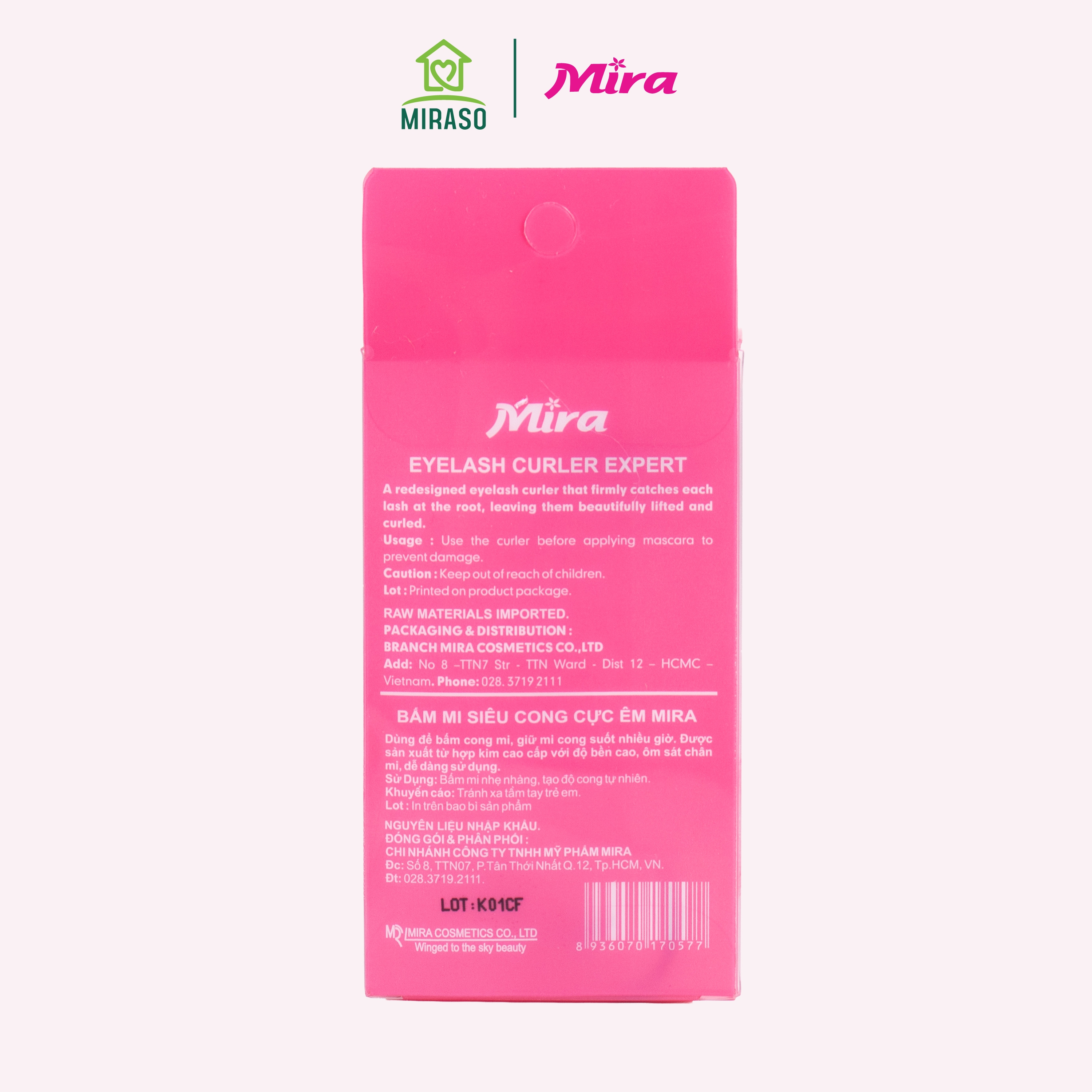 Bấm mi hồng Mira