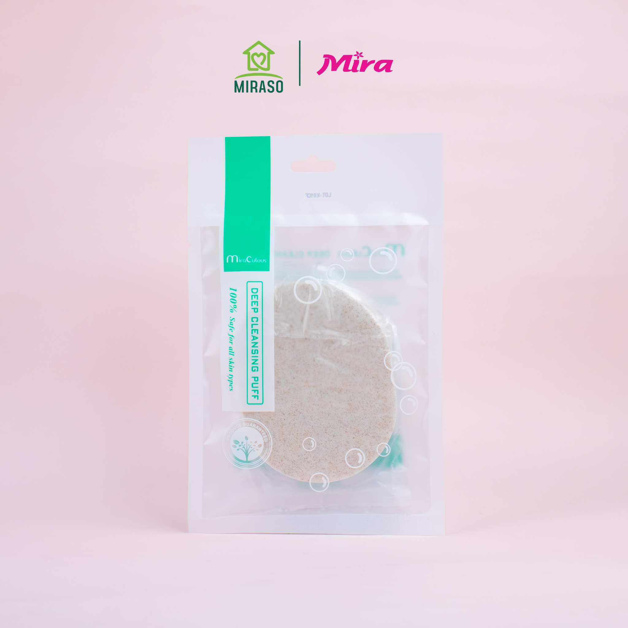 Bông Bọt Biển Tẩy Tế Bào Chết MiraCulous Cát Trắng D298