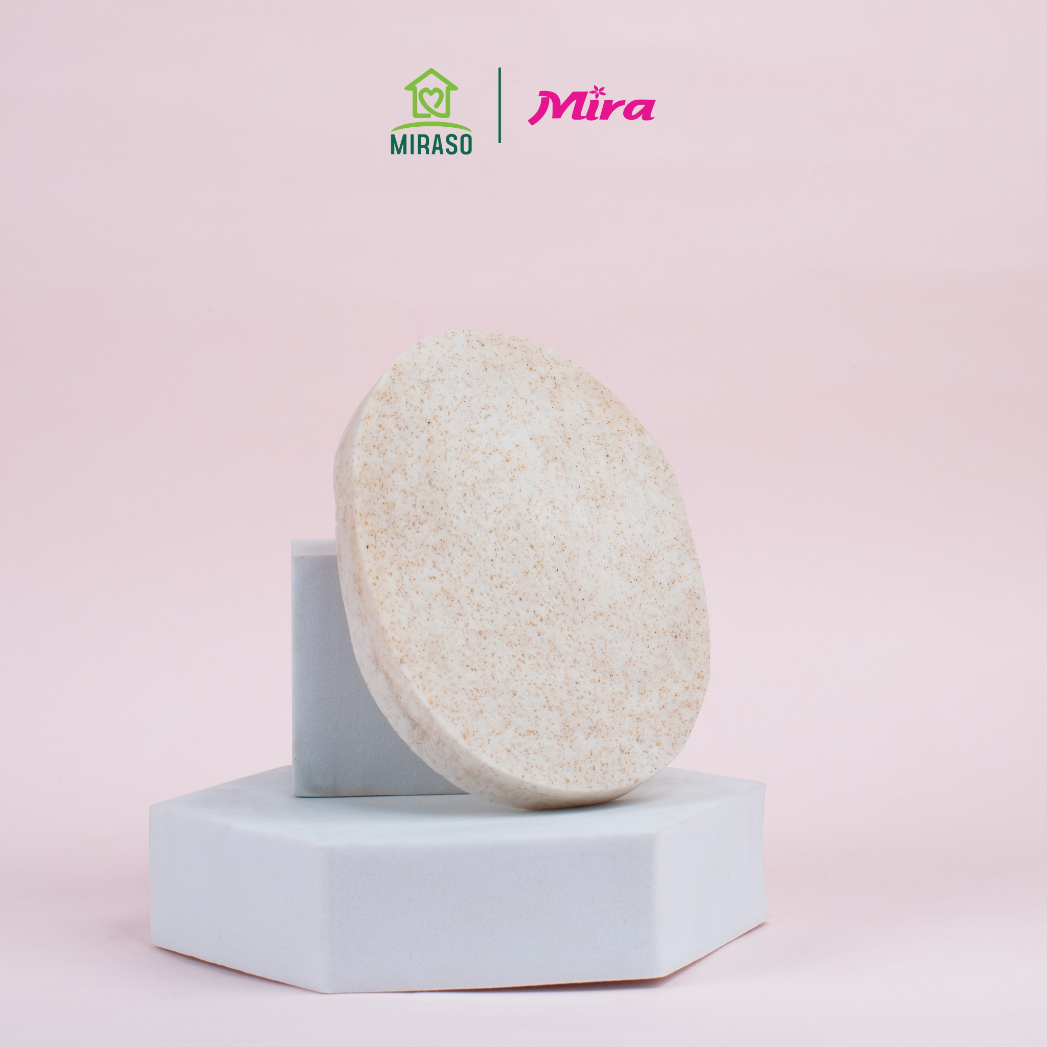 Bông Bọt Biển Tẩy Tế Bào Chết MiraCulous Cát Trắng D298