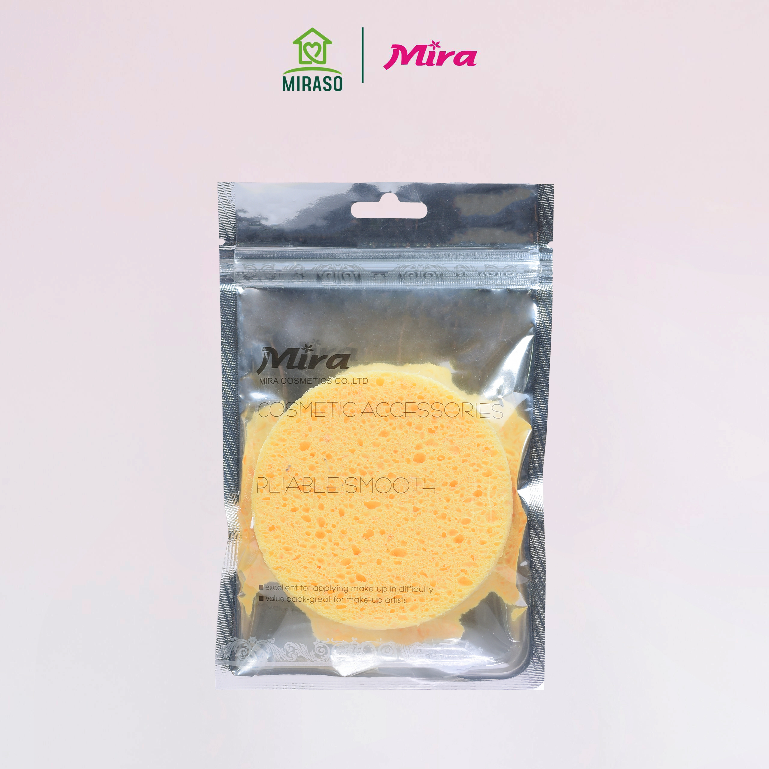 Bông Phấn Bọt Biển Massage Mặt Mira - A611