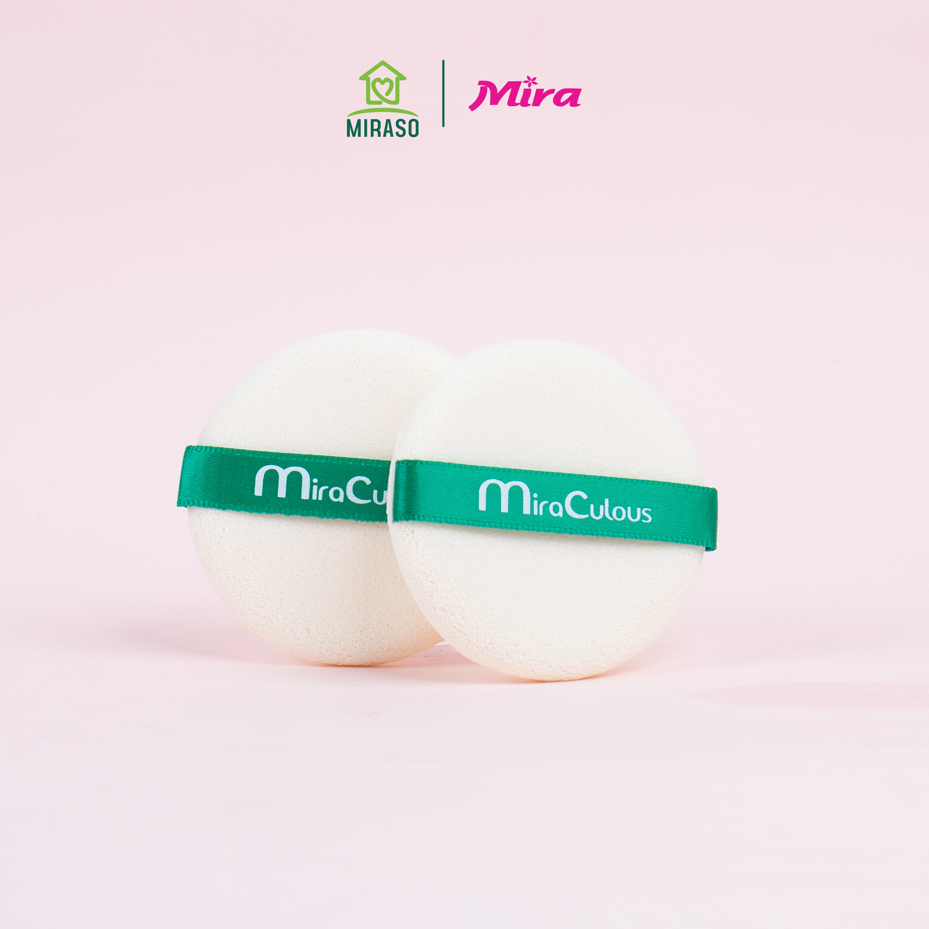 Bông Phấn Ướt Tay Cầm MiraCulous Hình Tròn D277