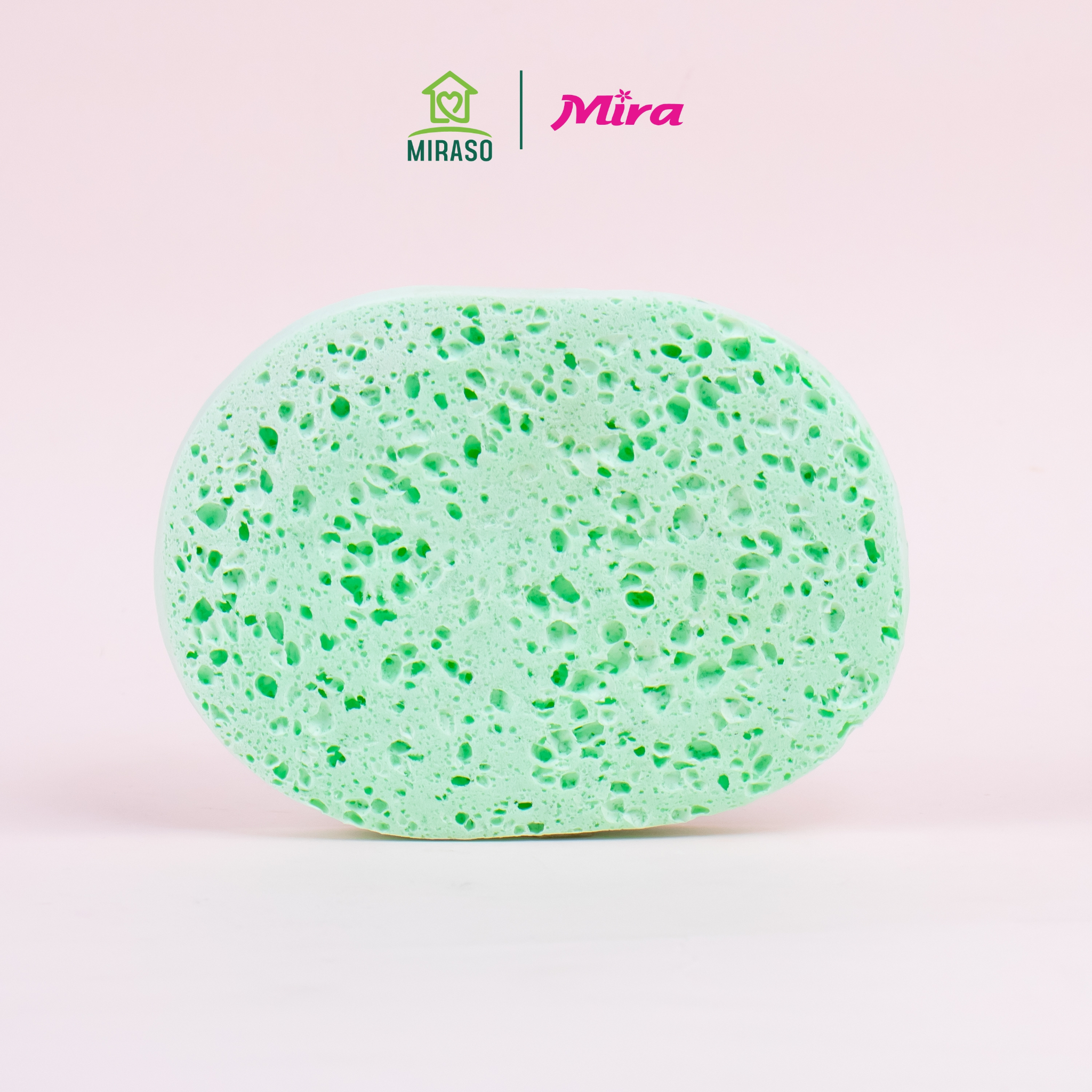Bông bọt biển tẩy tế bào chết Miraculous xanh