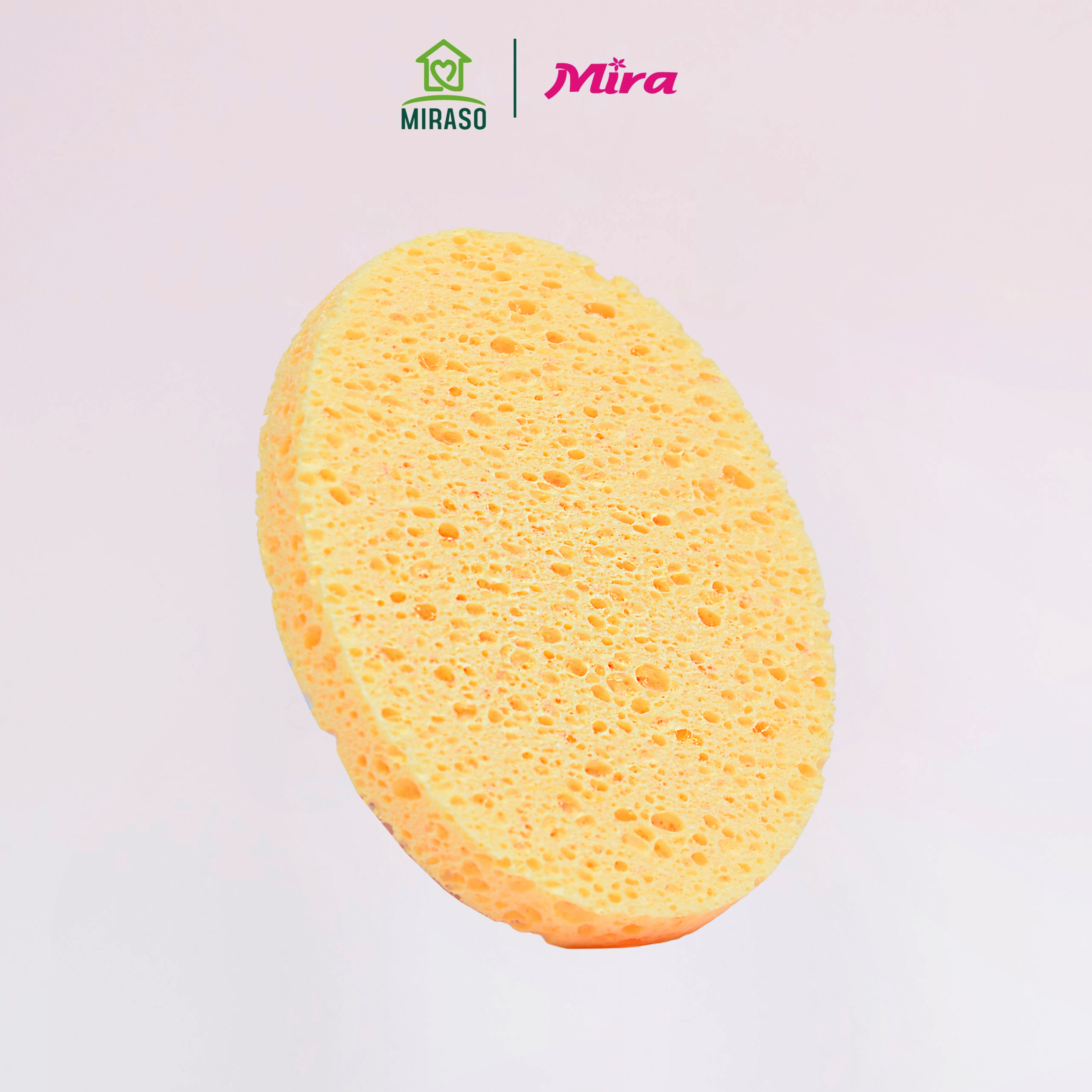 Bông phấn bọt biển massage mặt Aroma C489