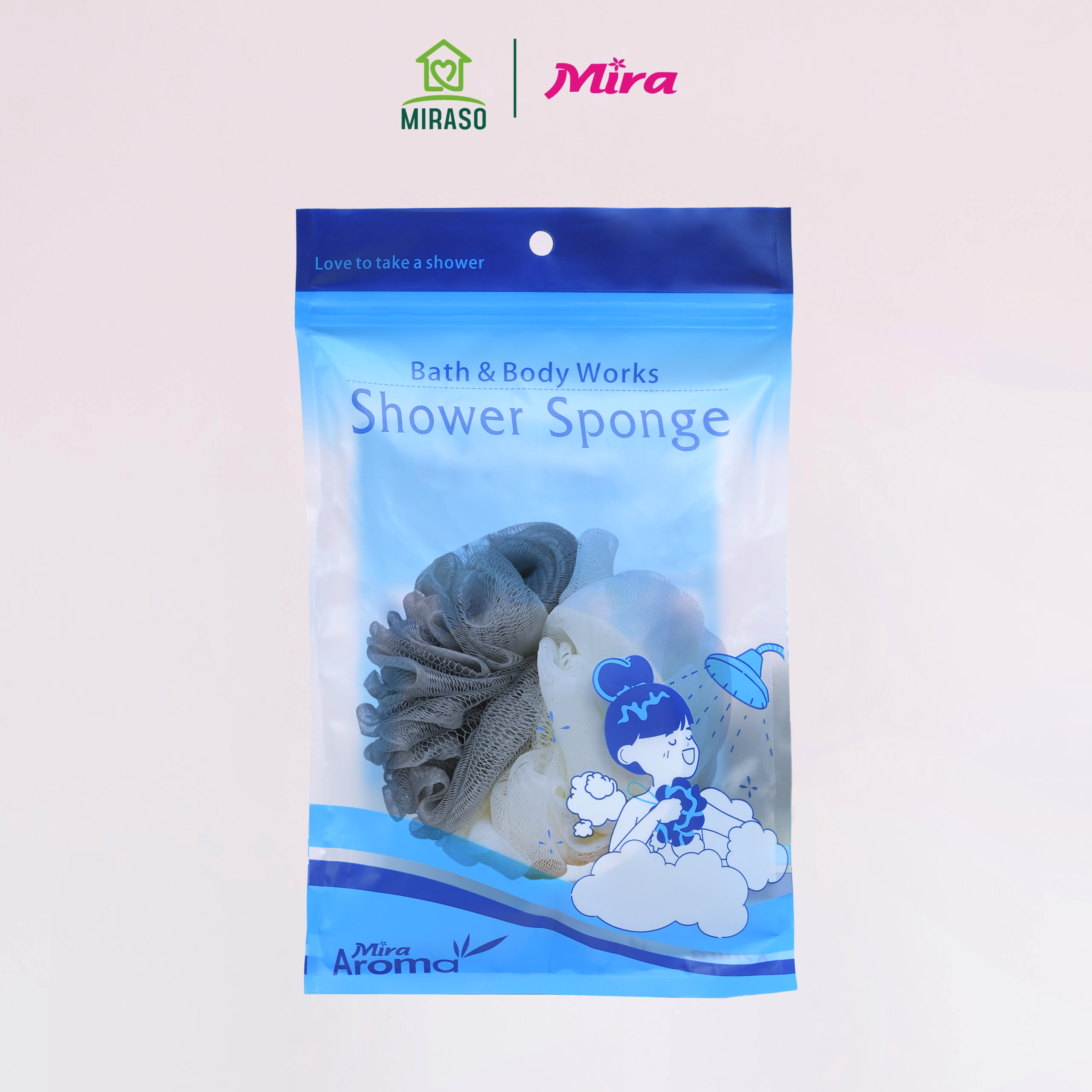 Bông tắm cao cấp Aroma C545