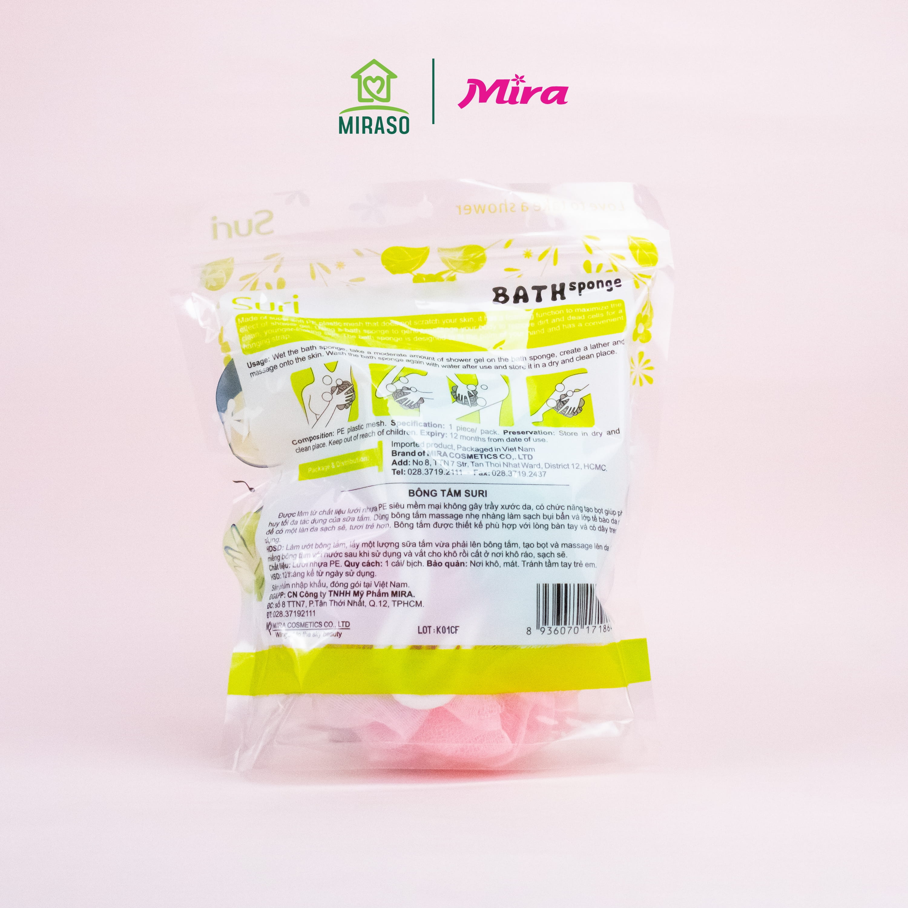Dụng Cụ Rửa Mặt Suri Silicon ( Hình Bạch Tuộc ) E494 #Hồng
