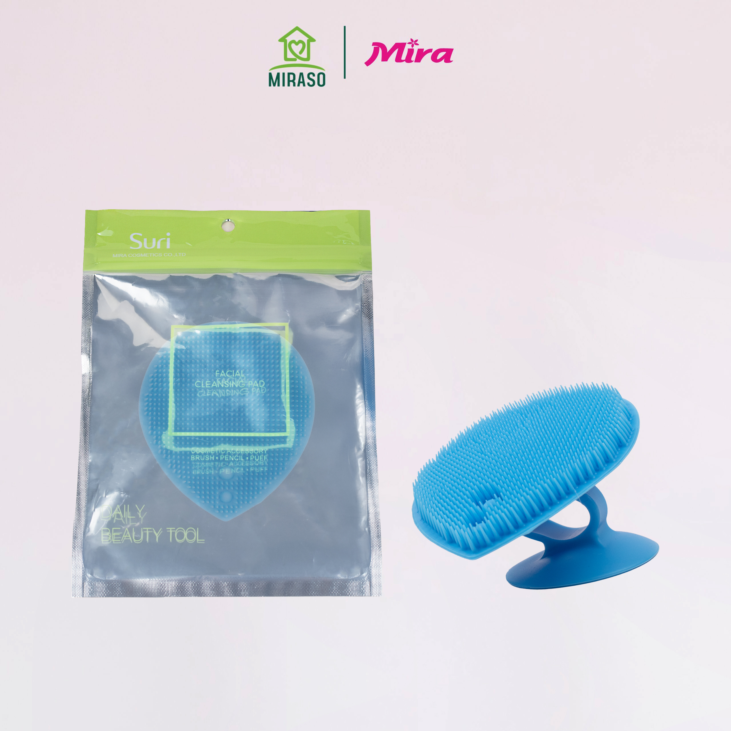 Dụng Cụ Rửa Và Massage Mặt Silicon Mềm Dẻo Suri E442