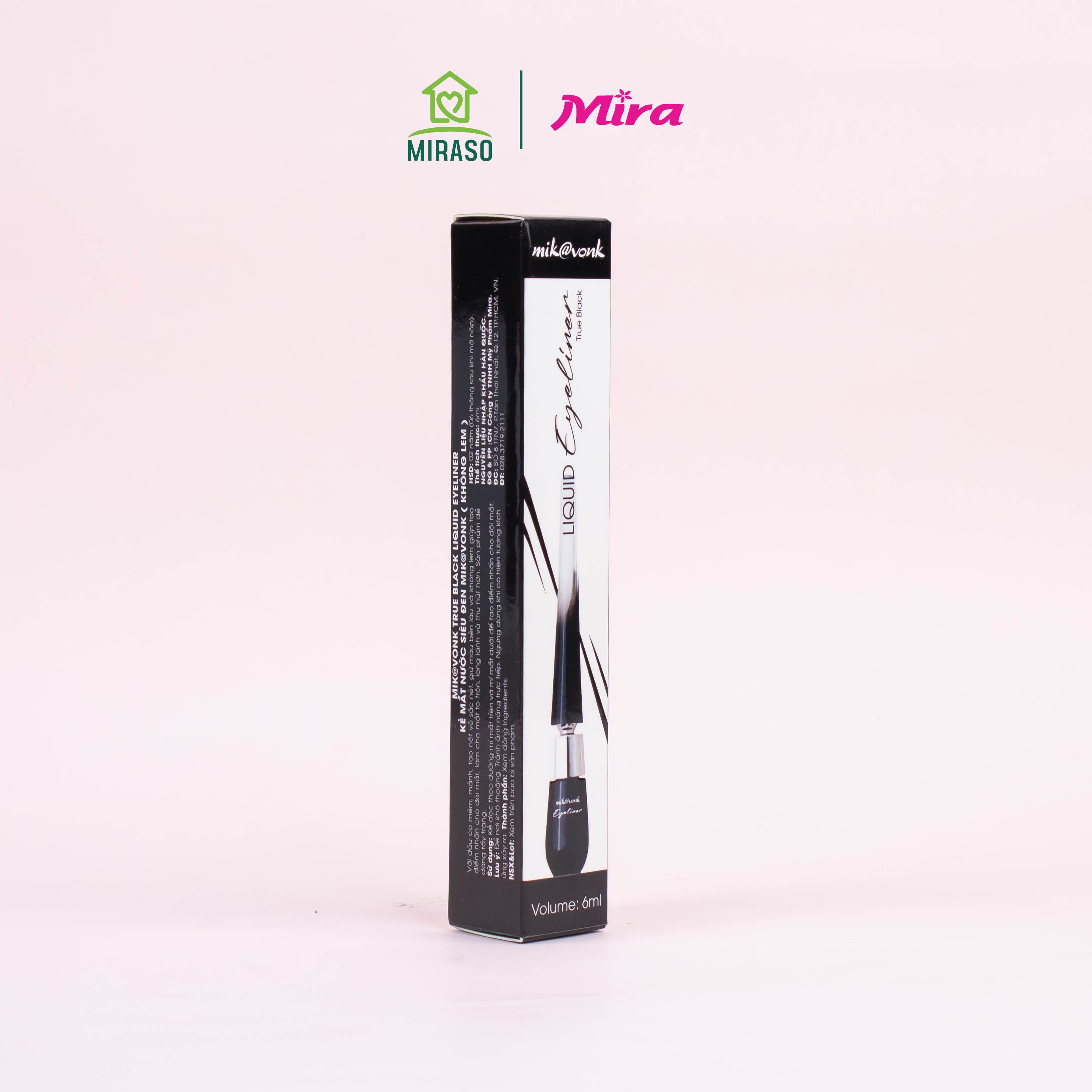 Kẻ Mắt Nước Không Lem Không Trôi Siêu Đen MIK@VONK Hàn Quốc E144
