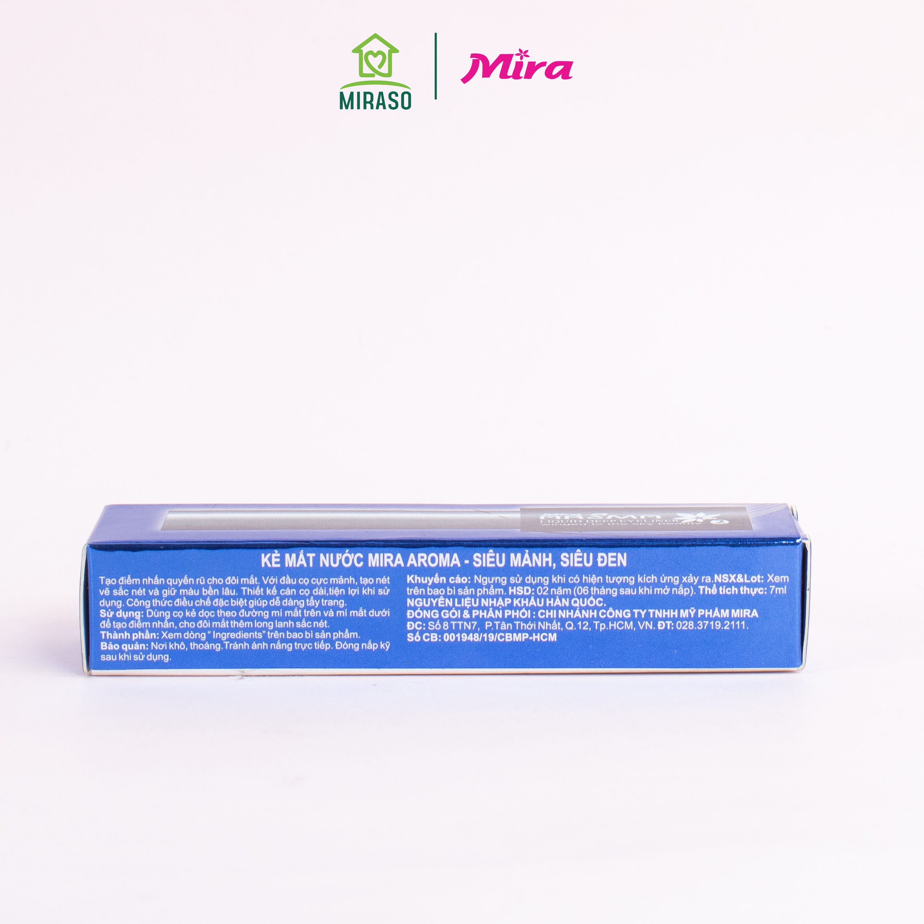 Kẻ Mắt Nước Mira AROMA Liquid Deep Eyeliner- SIÊU MẢNH, SIÊU ĐEN