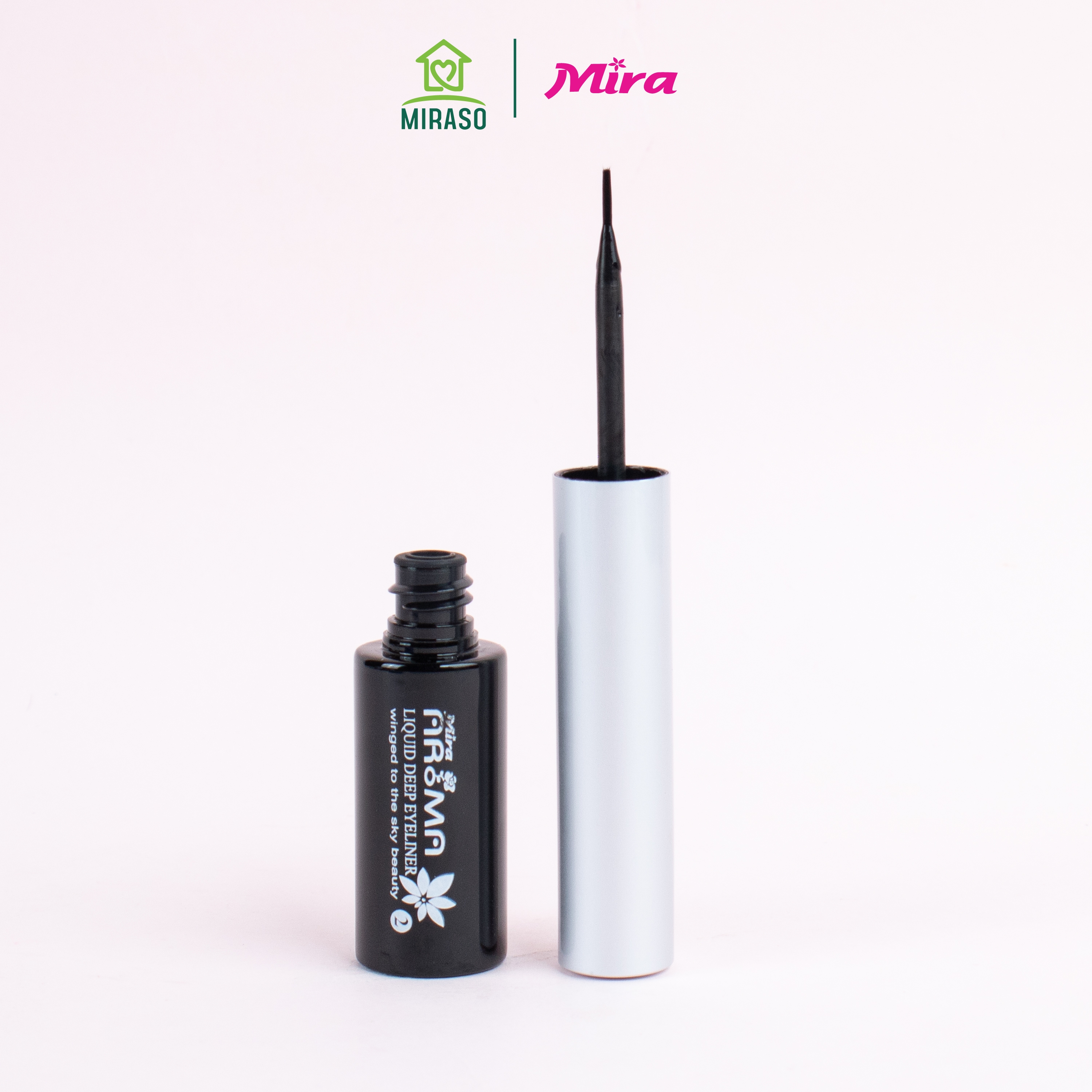 Kẻ Mắt Nước Mira AROMA Liquid Deep Eyeliner- SIÊU MẢNH, SIÊU ĐEN