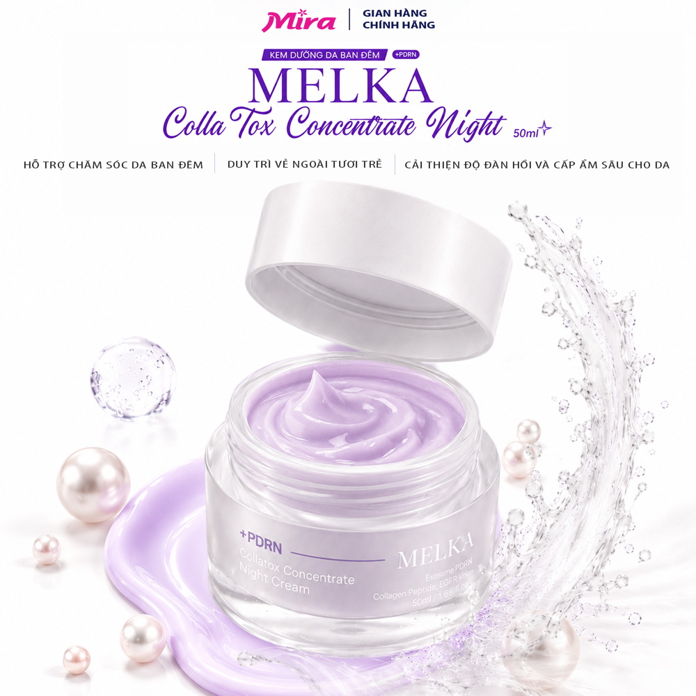Kem Dưỡng Da Ban Đêm Melka Colla Tox Concentrate Night