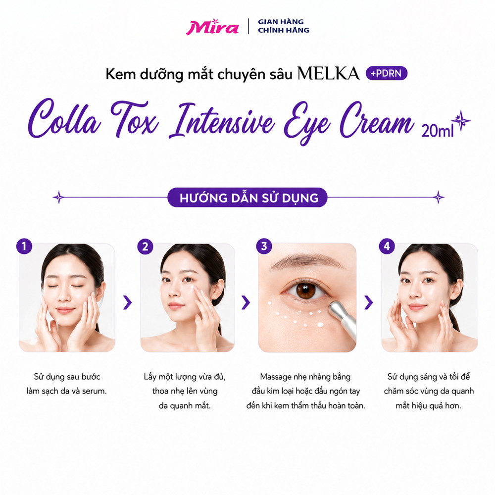 Kem Dưỡng Mắt Melka Colla Tox Intensive Eye Cream