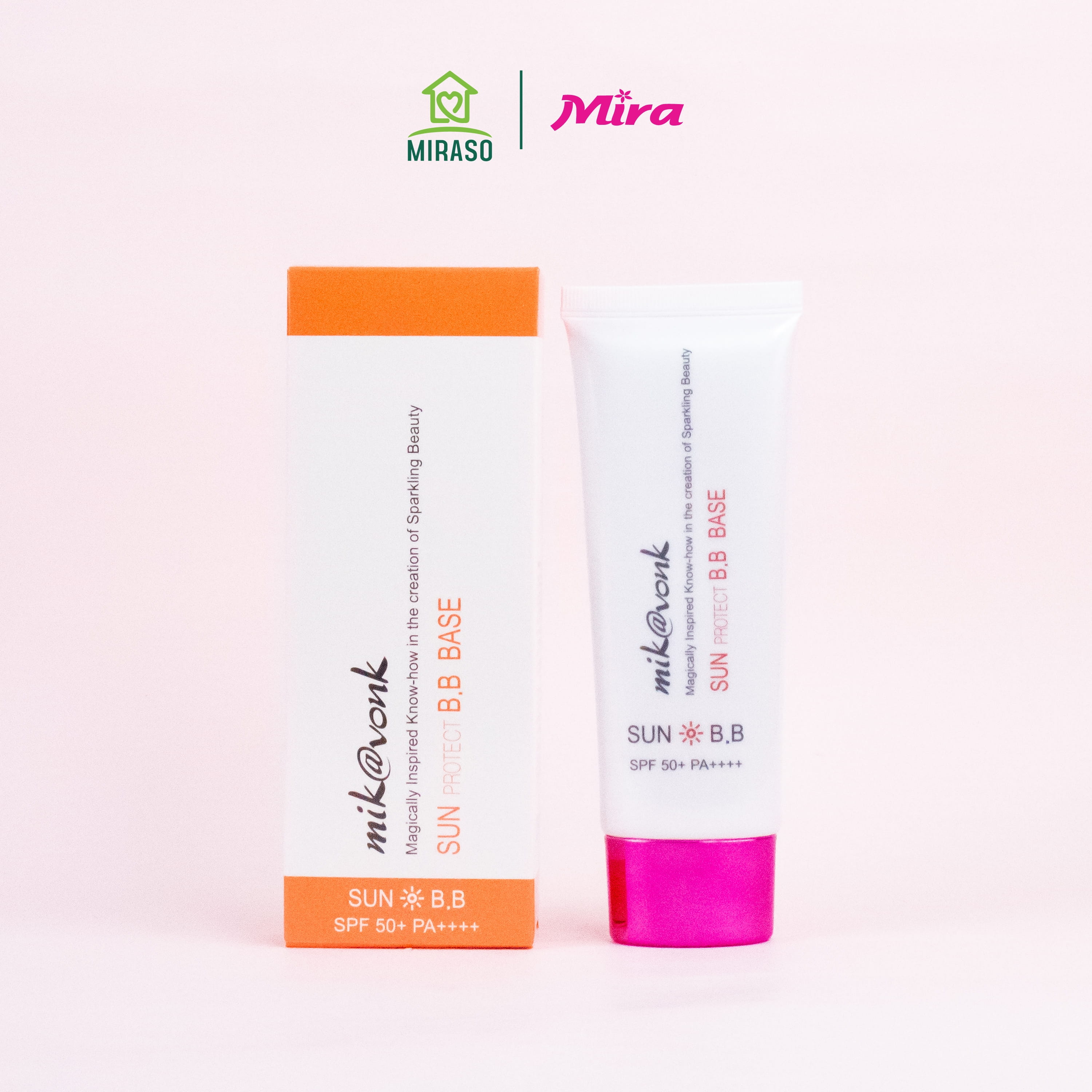 Kem Lót Chống Nắng, Dưỡng ẩm Mik@vonk Sun Protect BB Base SPF 50 PA+++