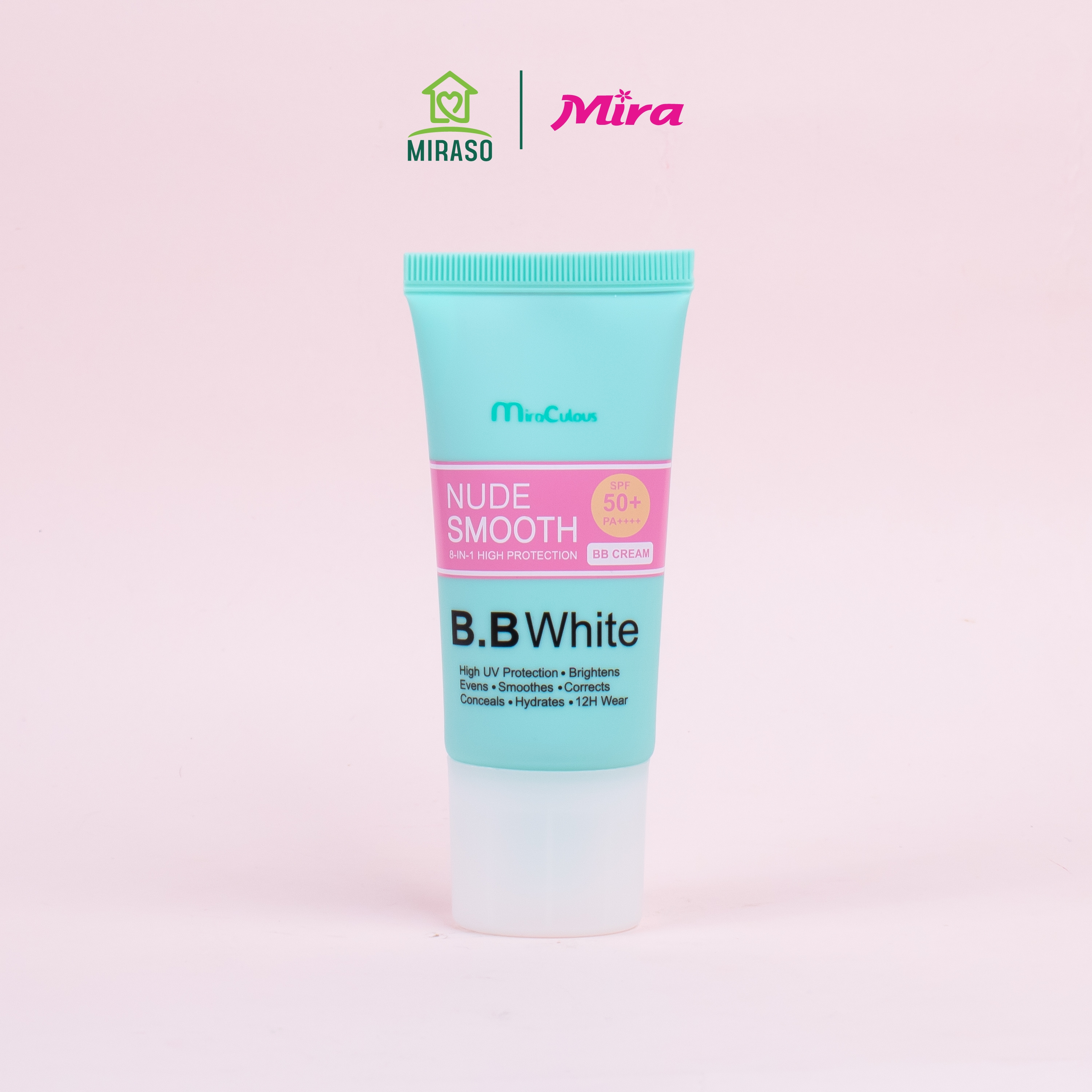 Kem Nền BB Trắng Da Chống Nắng MiraCulous Nude Smooth BB White SPF 50PA+++