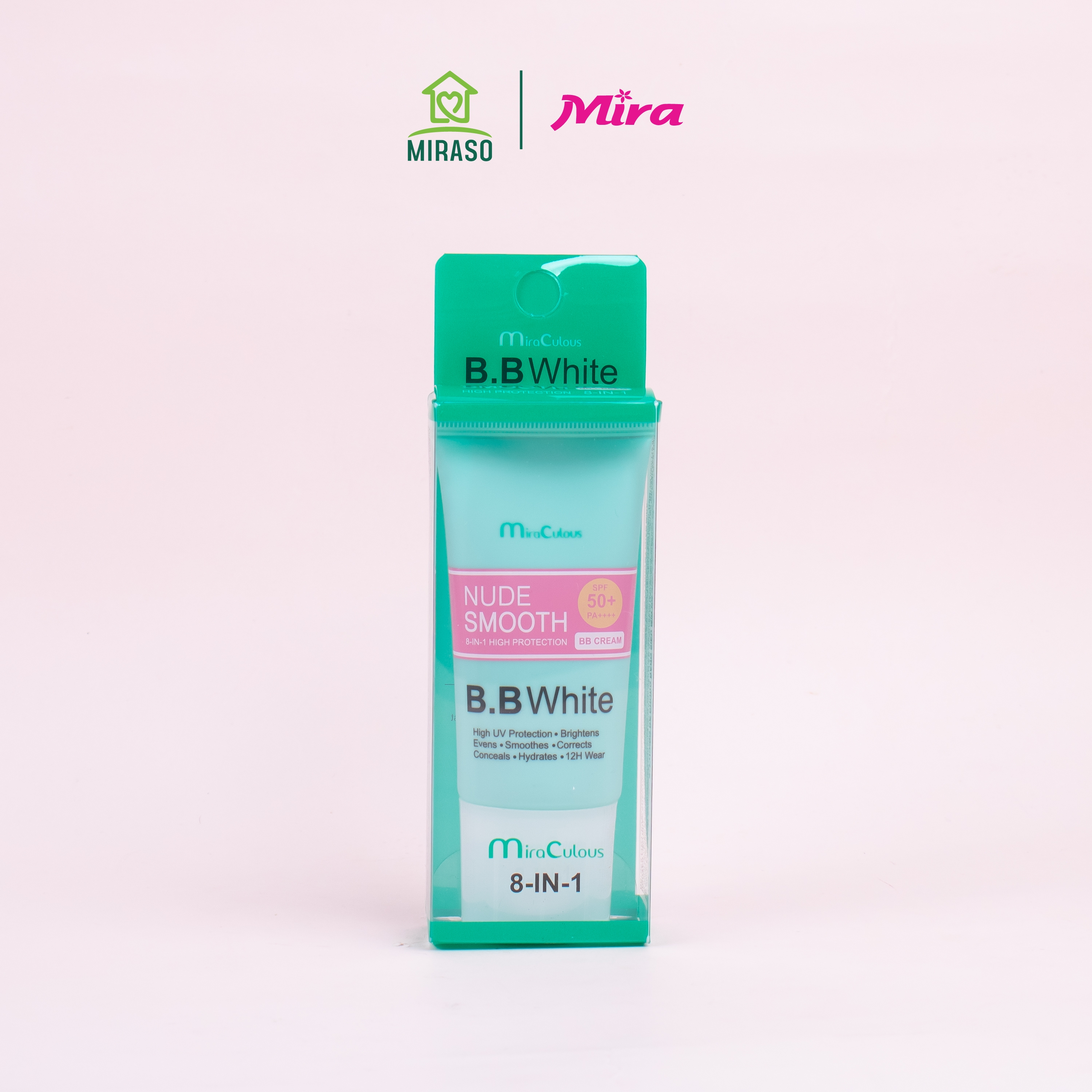 Kem Nền BB Trắng Da Chống Nắng MiraCulous Nude Smooth BB White SPF 50PA+++