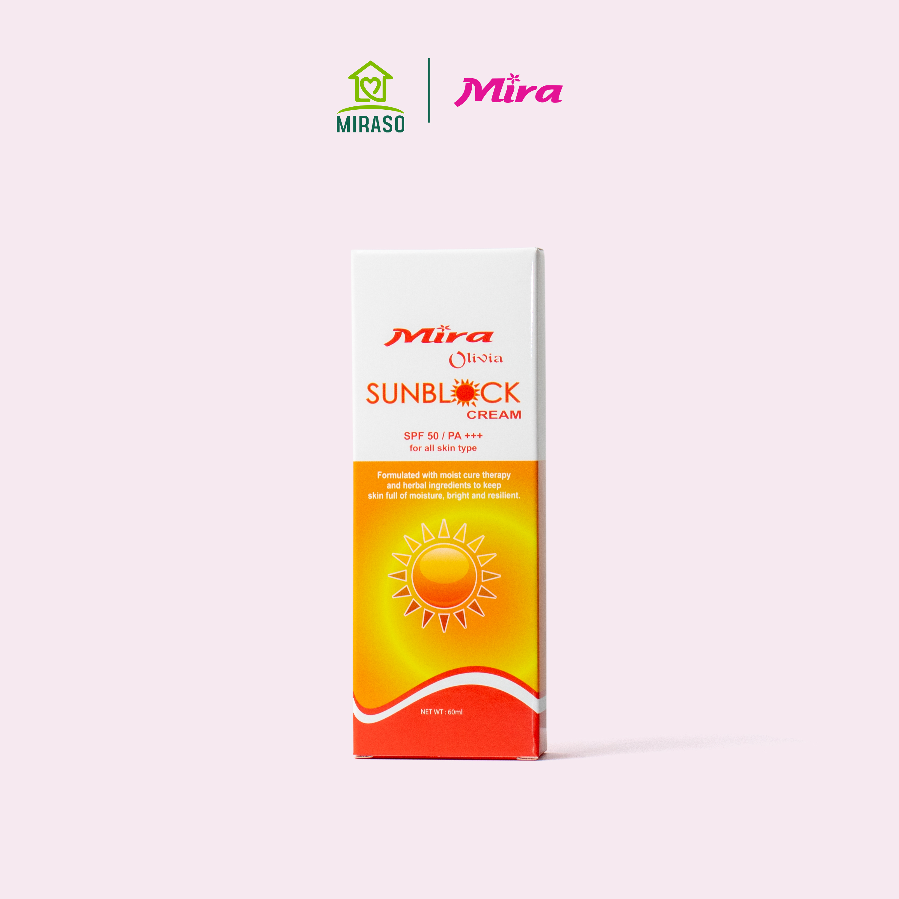 Kem chống nắng OLIVIA MIRA Sun Cream - Dành cho mọi loại da, đặc biệt là da dầu.