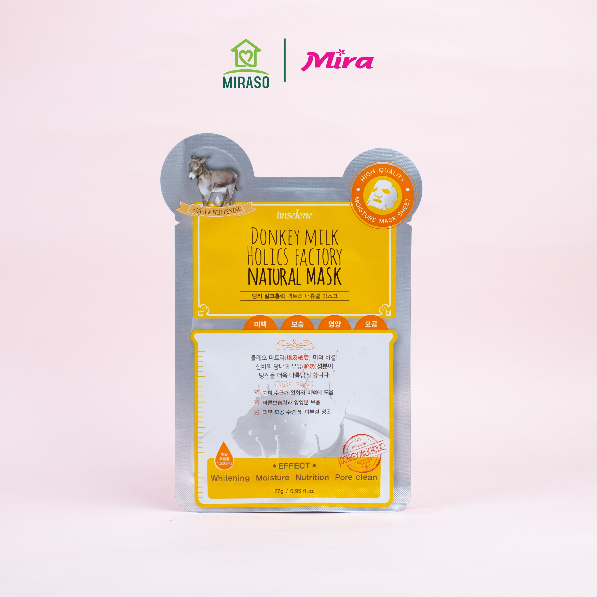 MẶT NẠ GIẤY SỮA NON TỪ CỪU TRẮNG DA