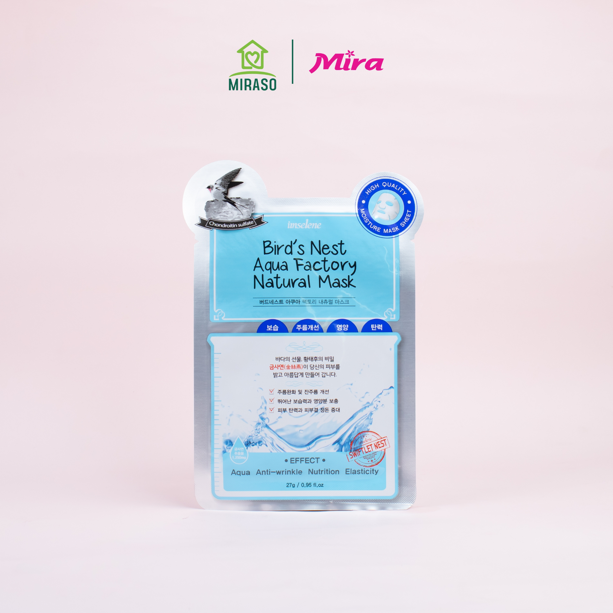 MẶT NẠ GIẤY TỪ TỔ YẾN GIẢM NHĂN
