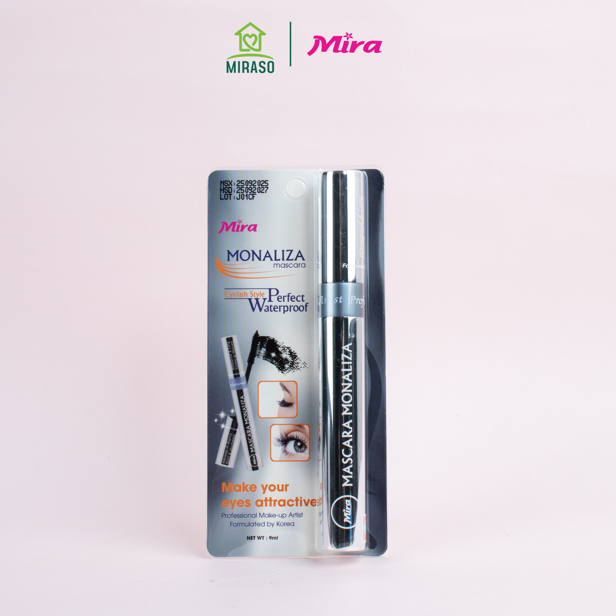 Mascara MIRA Monaliza dễ dàng sử dụng,