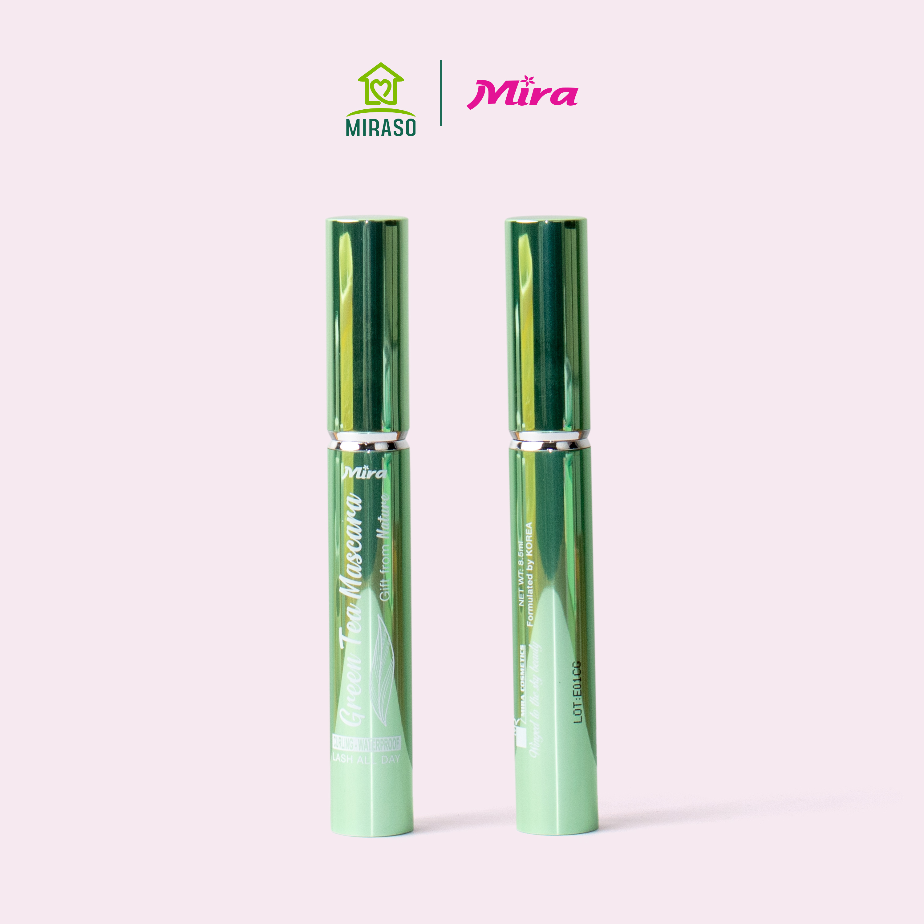 Mascara Trà Xanh Làm Dày và Cong Mi Gấp 2 Lần Mira Green Tea Mascara
