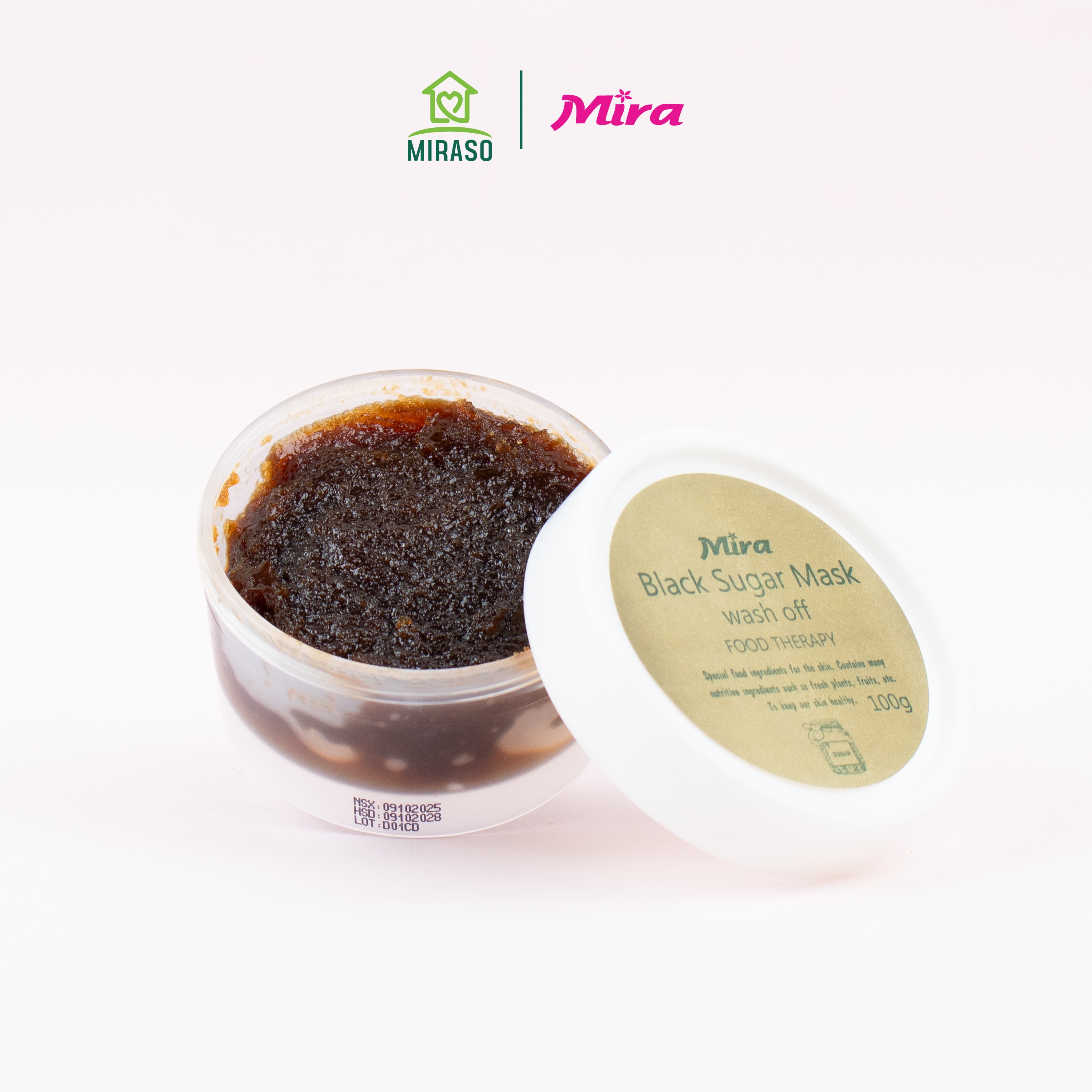 Mặt Nạ Tẩy Tế Bào Chết Trắng Da Mira Black Sugar Mask Wash OFF