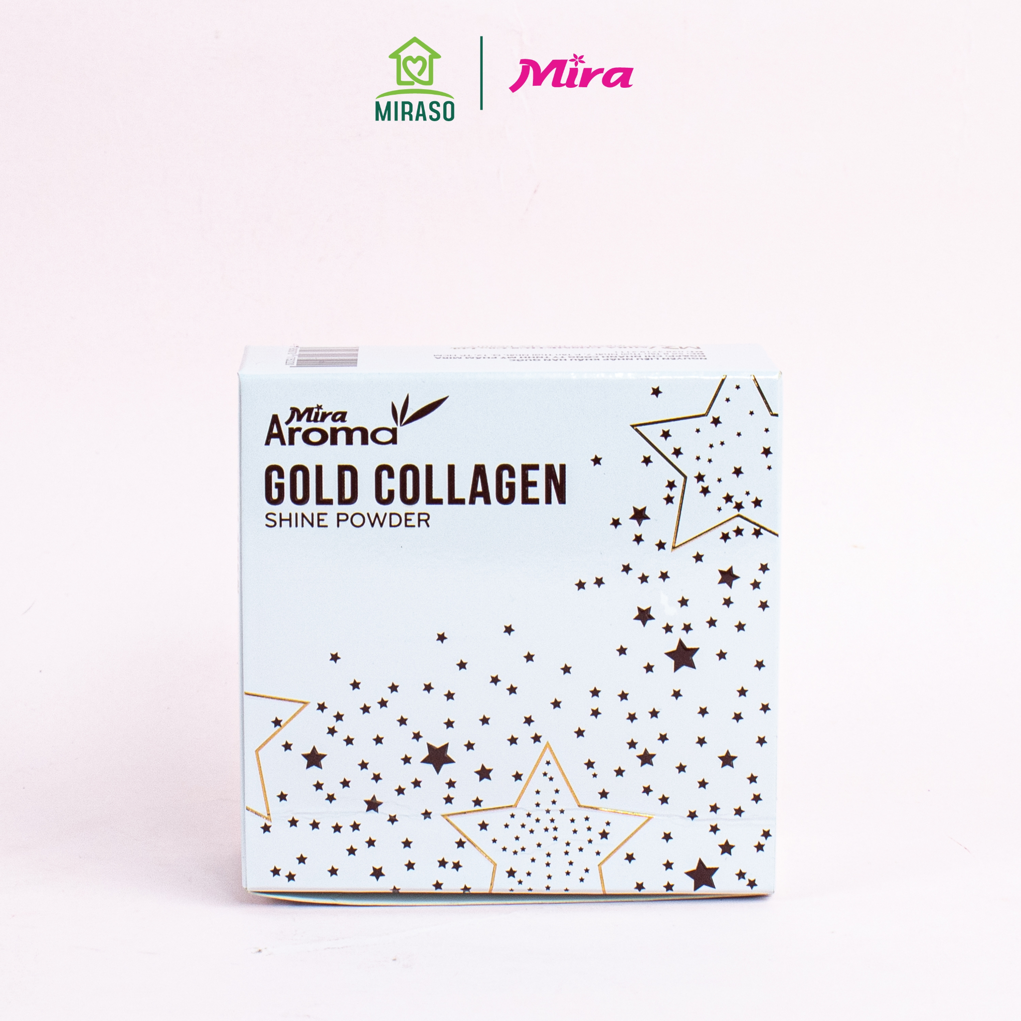 Phấn Phủ Mira Aroma Gold Collagen Shine Powder