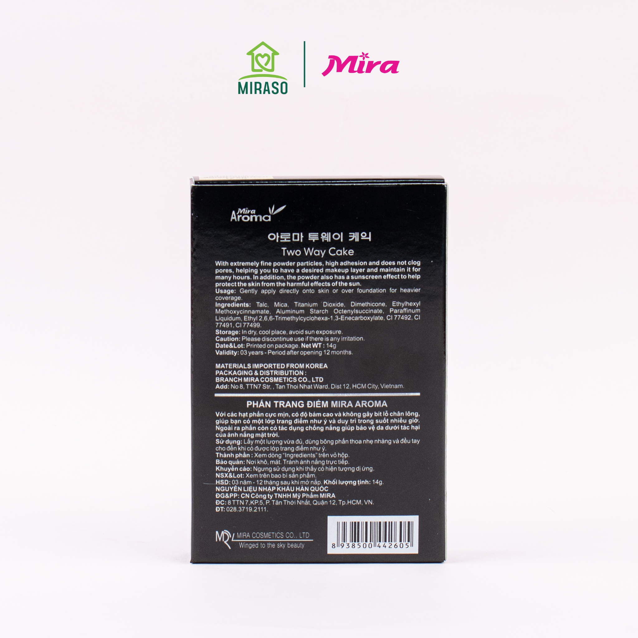 Phấn Trang Điểm Aroma Two Way Cake (14g) C479