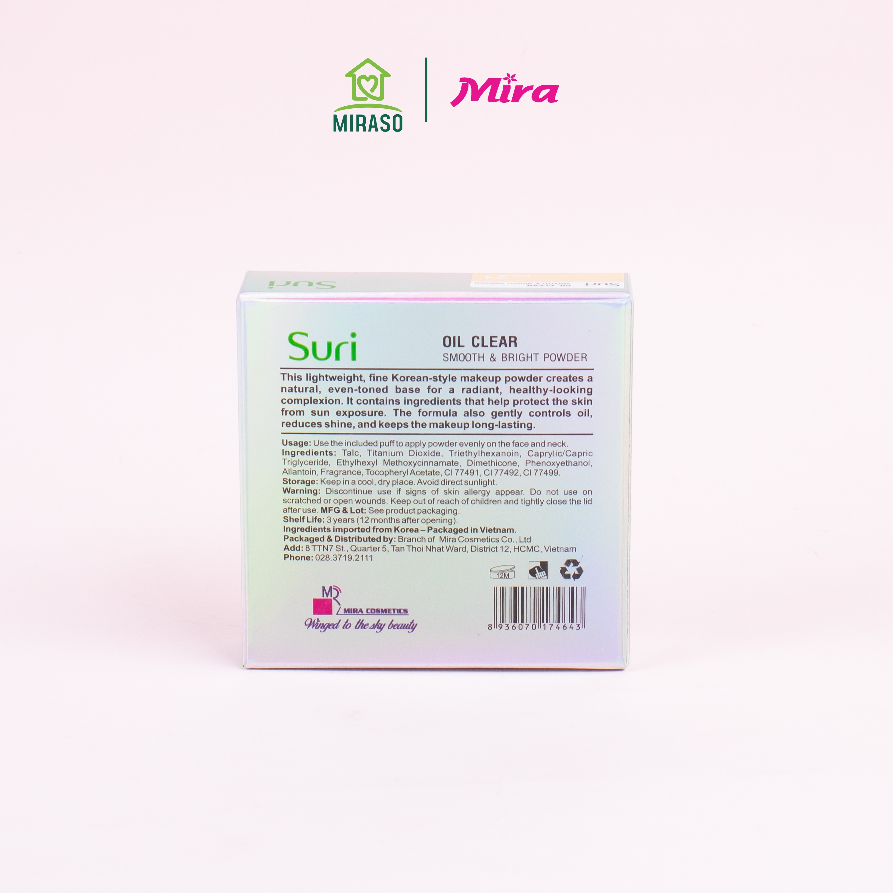 Phấn Trang Điểm Suri Oil Clear