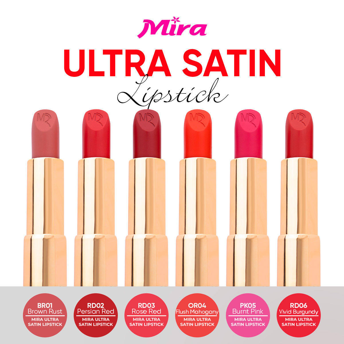 SON MIRA ULTRA SATIN DƯỠNG ÂM MỀM MỊN