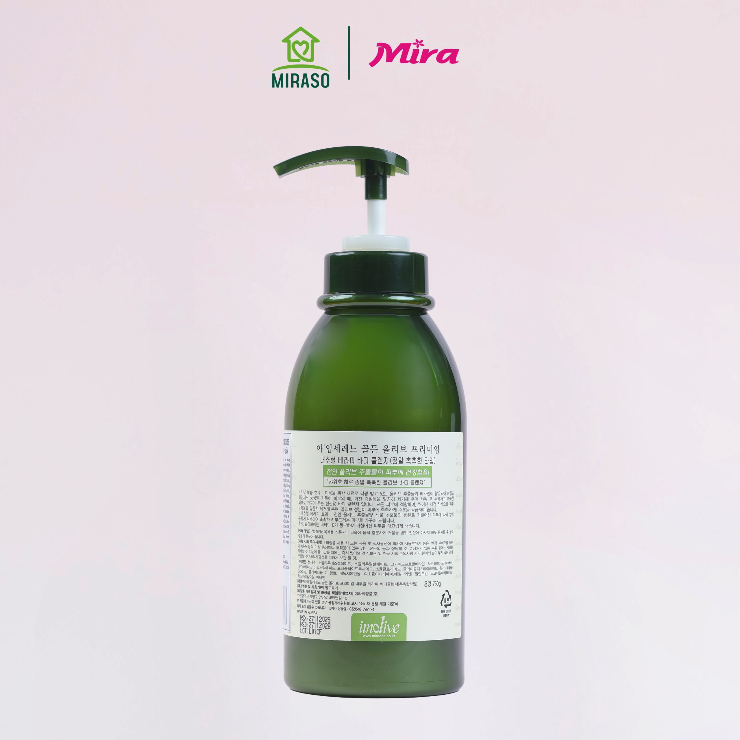 SỮA TẮM OLIVE 750ml - THƯ GIÃN