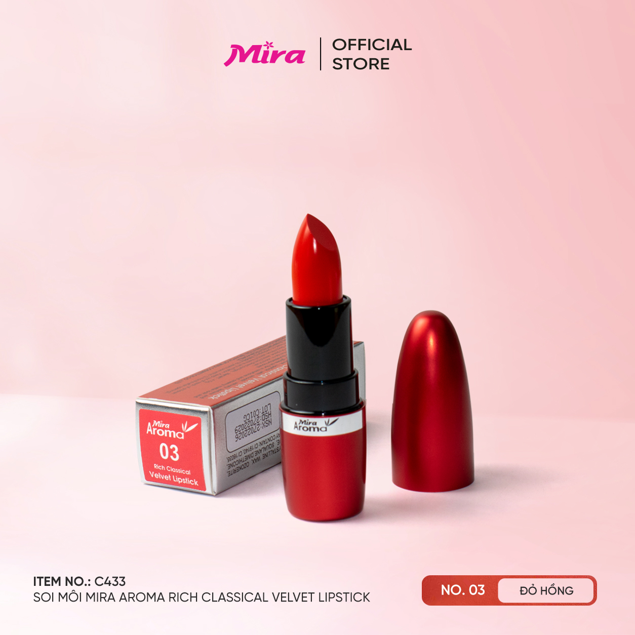 Son môi Mira Aroma Rich Classical Velvet