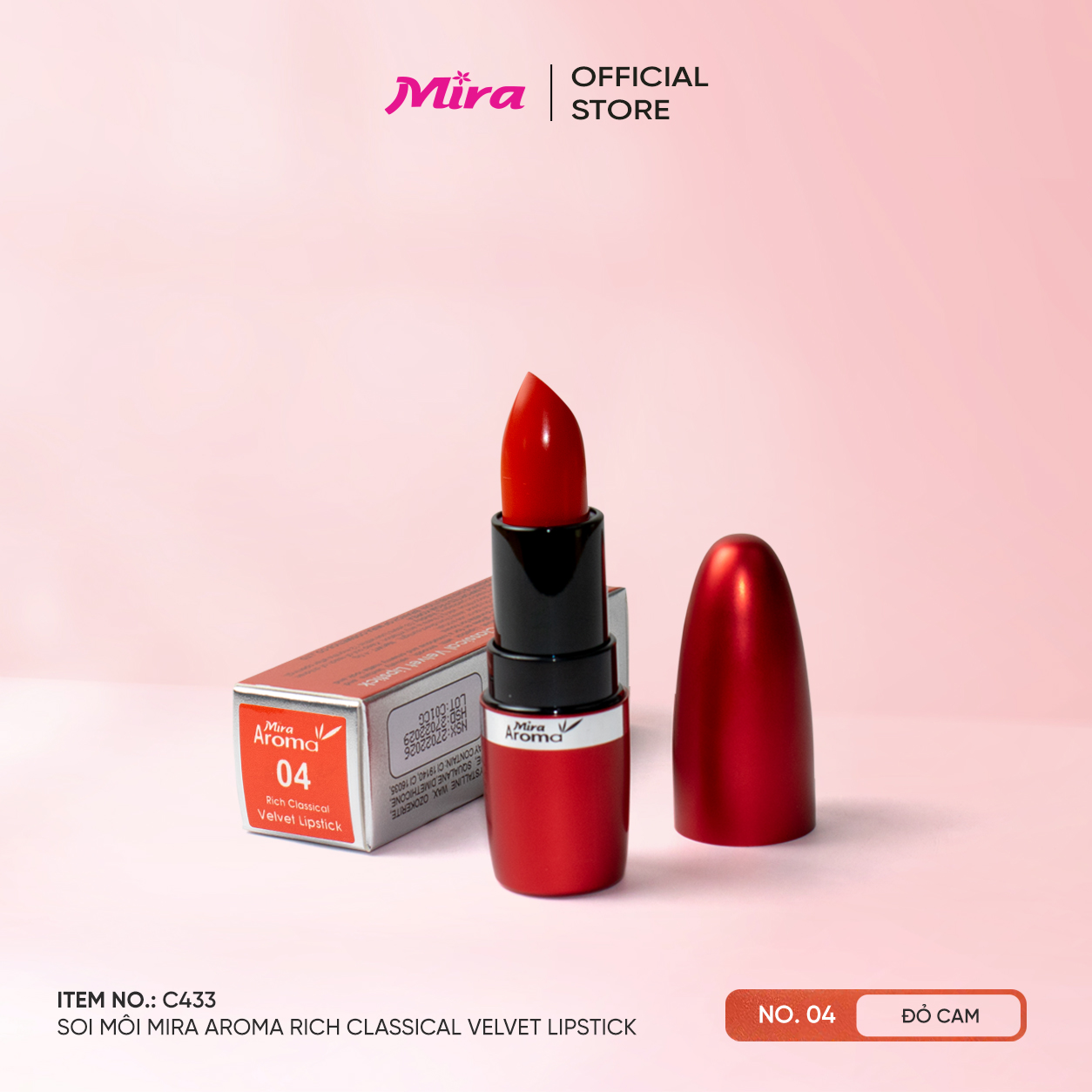 Son môi Mira Aroma Rich Classical Velvet