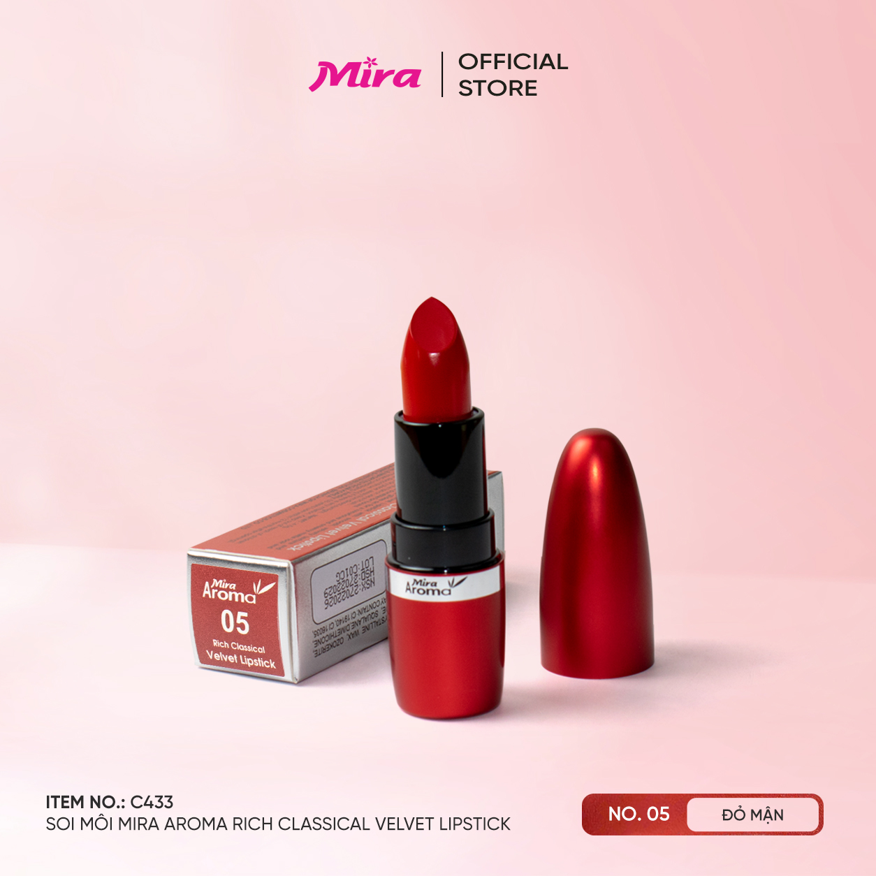 Son môi Mira Aroma Rich Classical Velvet