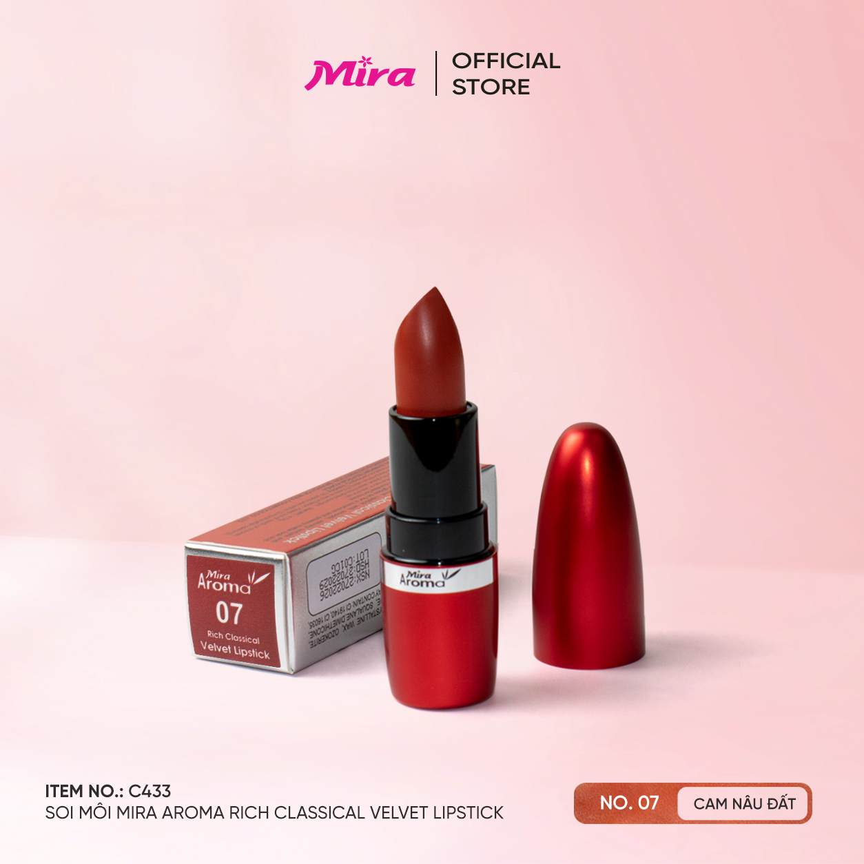 Son môi Mira Aroma Rich Classical Velvet