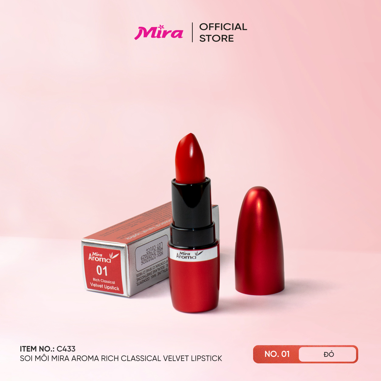 Son môi Mira Aroma Rich Classical Velvet