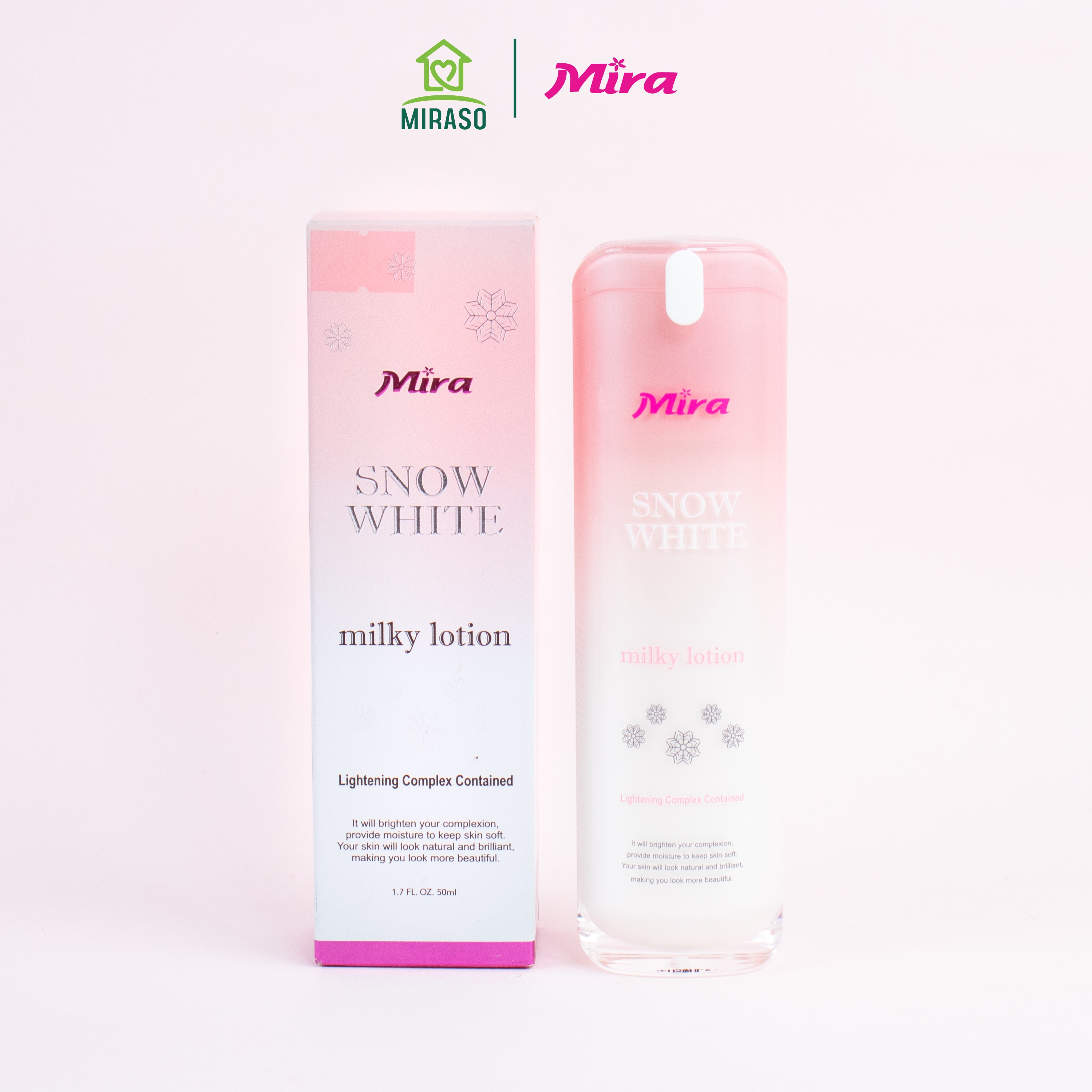 Sữa Dưỡng Trắng Da Mặt Và toàn Thân Chiết Xuất Từ Sữa Non Mira