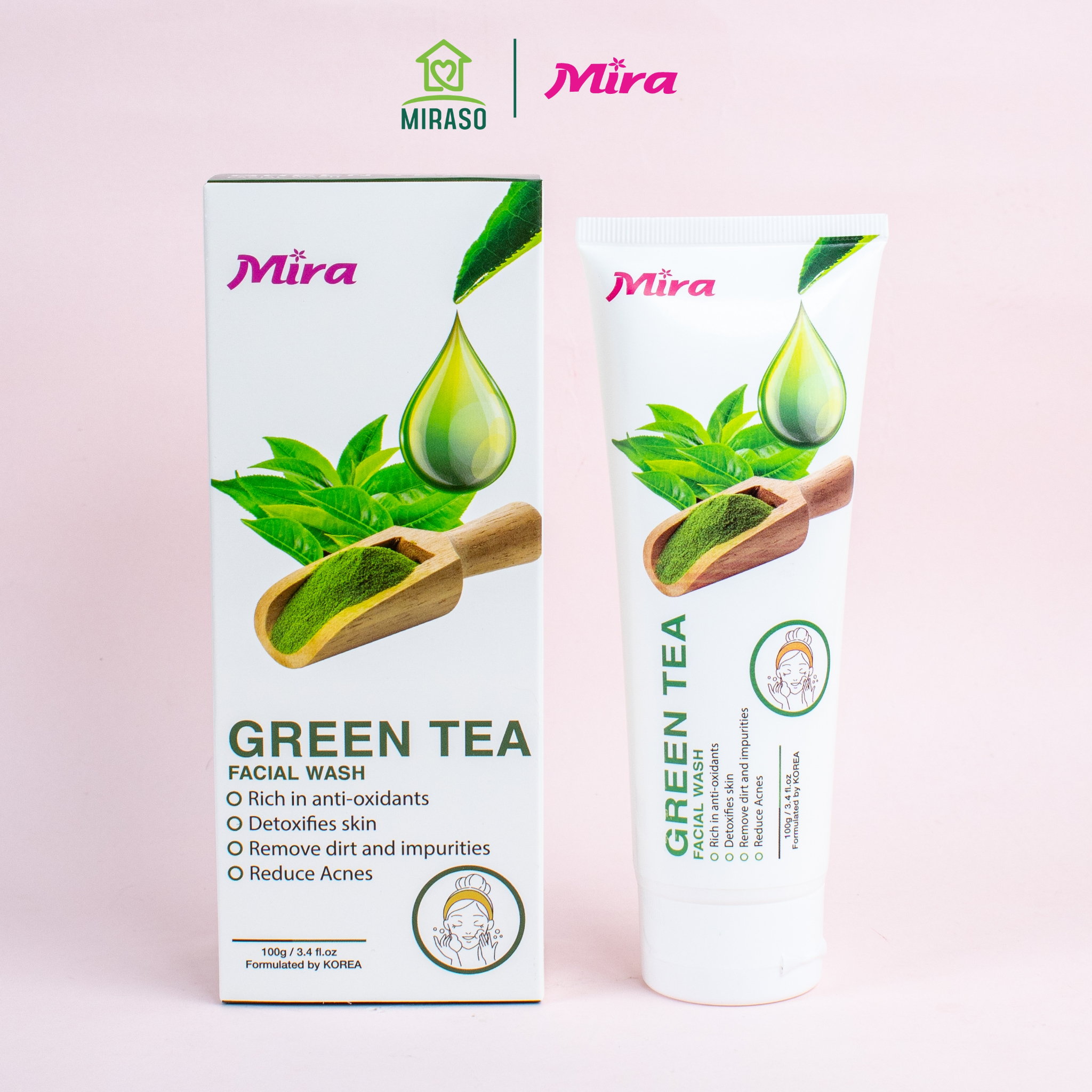 Sữa Rửa Mặt Chiết Xuất Trà Xanh
