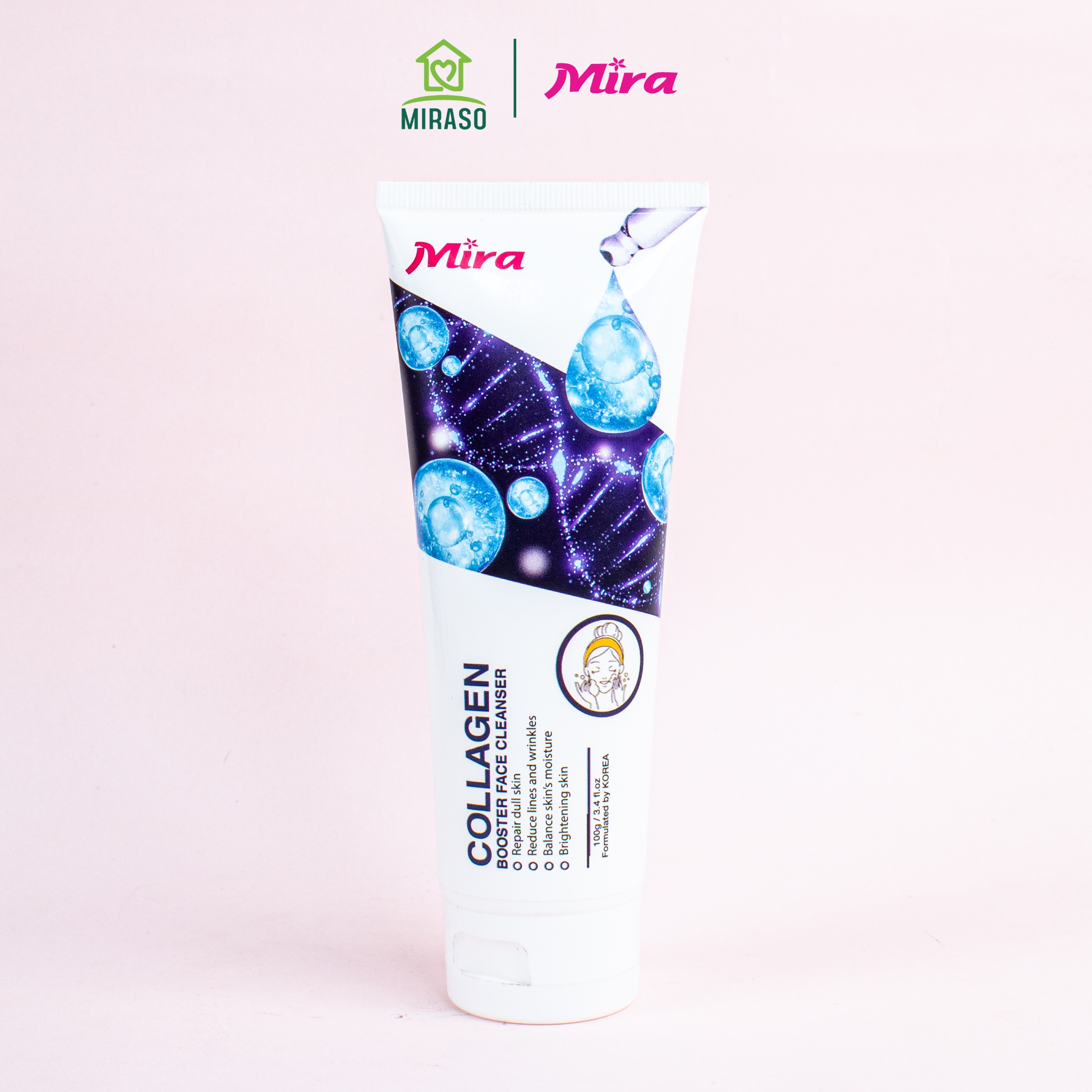 Sữa Rửa Mặt Dưỡng Ẩm Tăng Cường Collagen